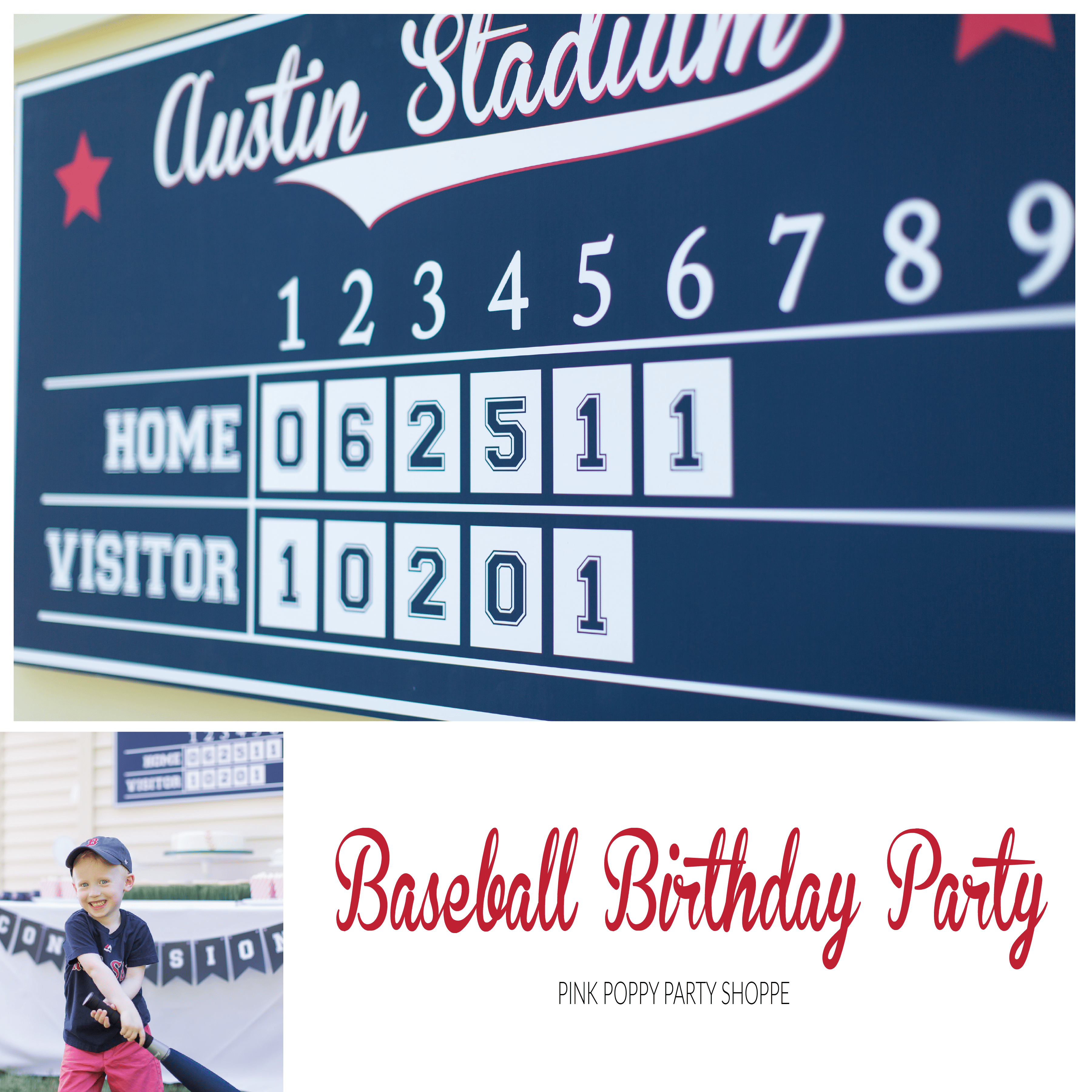 Baseball Party - Batter Up! Chase is 4