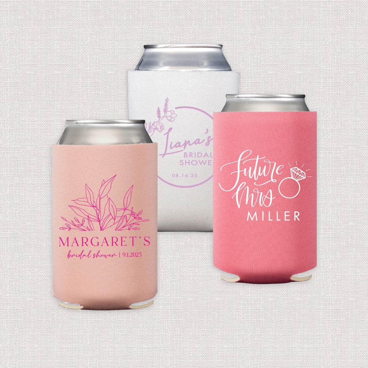 Bridal Shower Beer Can Cooler