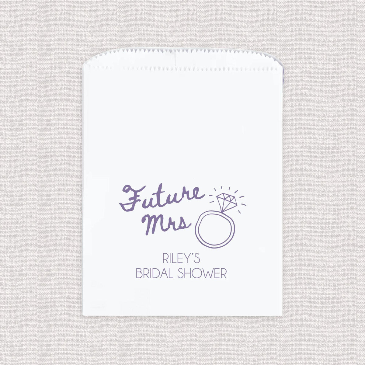 Future Mrs Bridal Shower Favor Treat Bag