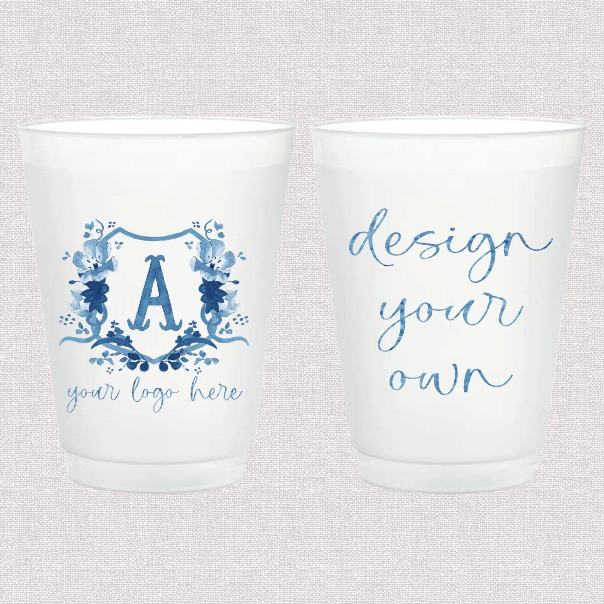 Custom Full Color Frosted Plastic Cups