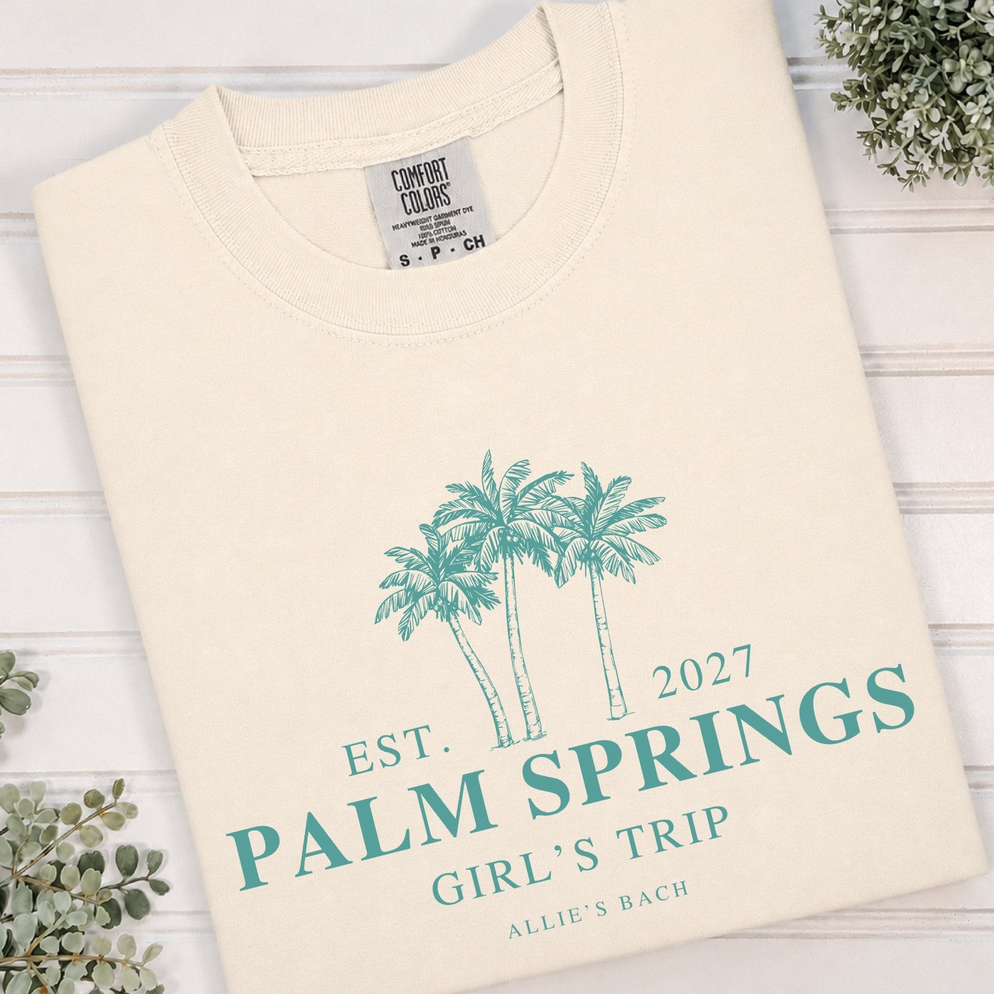 Palm Springs Girl's Trip Bachelorette T-Shirt
