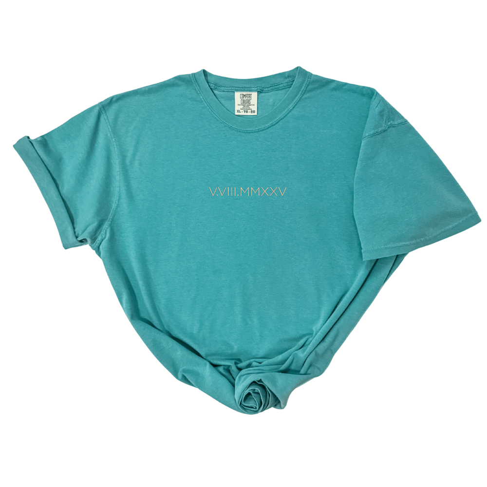 Anniversary Numerals T-shirt - Embroidery - Tshirt