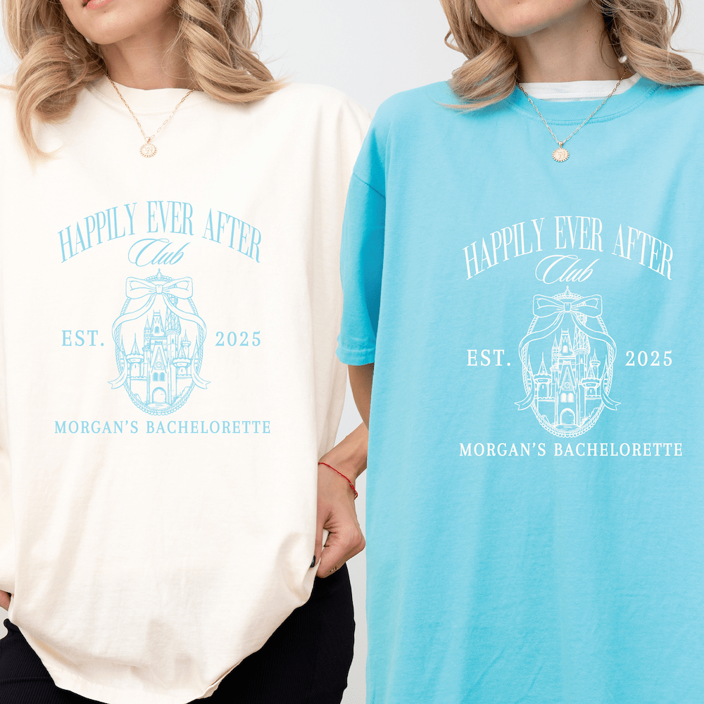 Happily Ever After Bachelorette T-Shirt - T-Shirt Bachelorette DTF