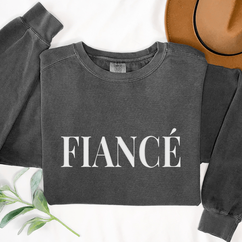 Fiance Puff Comfort Colors Sweatshirt - Sweatshirt - Puff