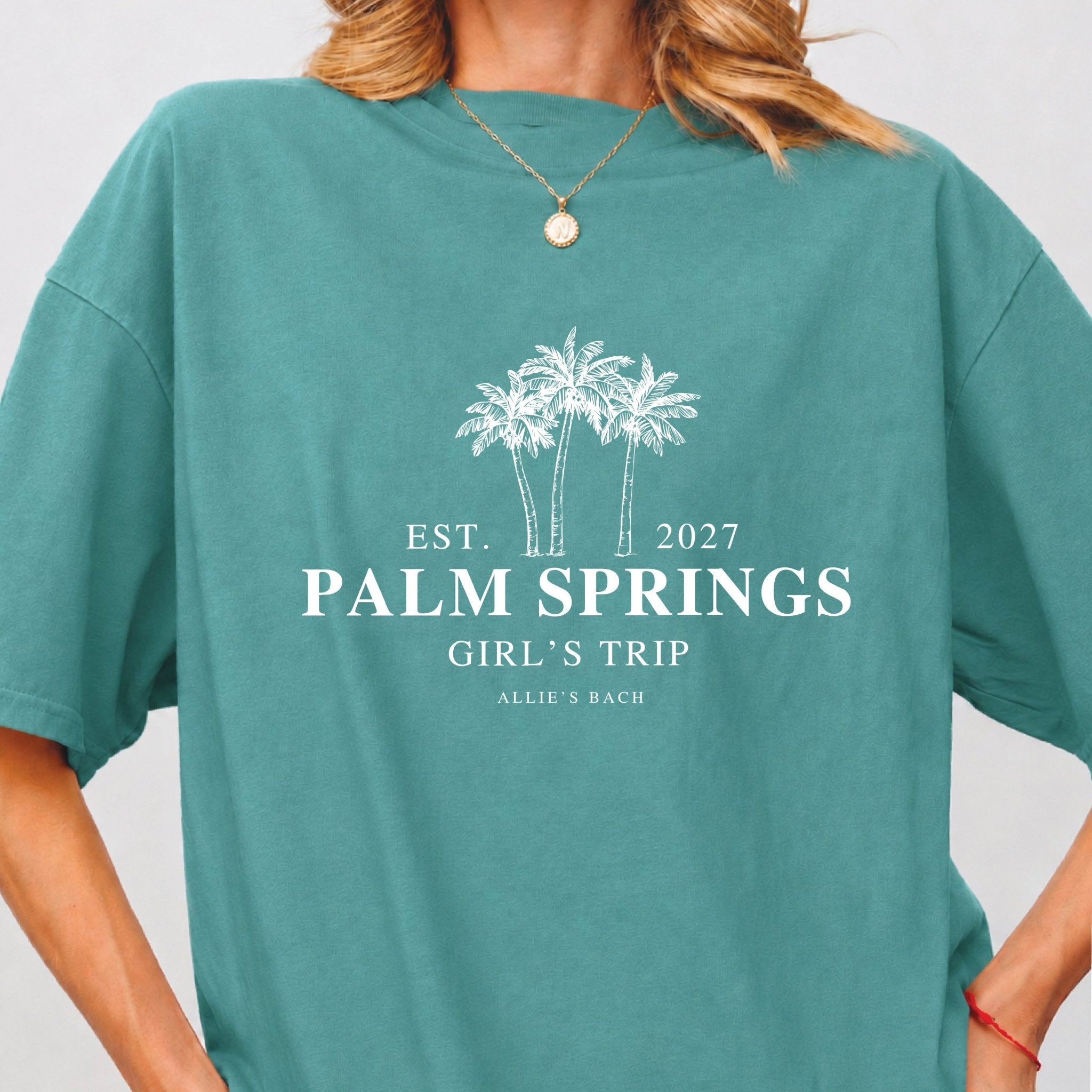 Palm Springs Girl's Trip Bachelorette T-Shirt