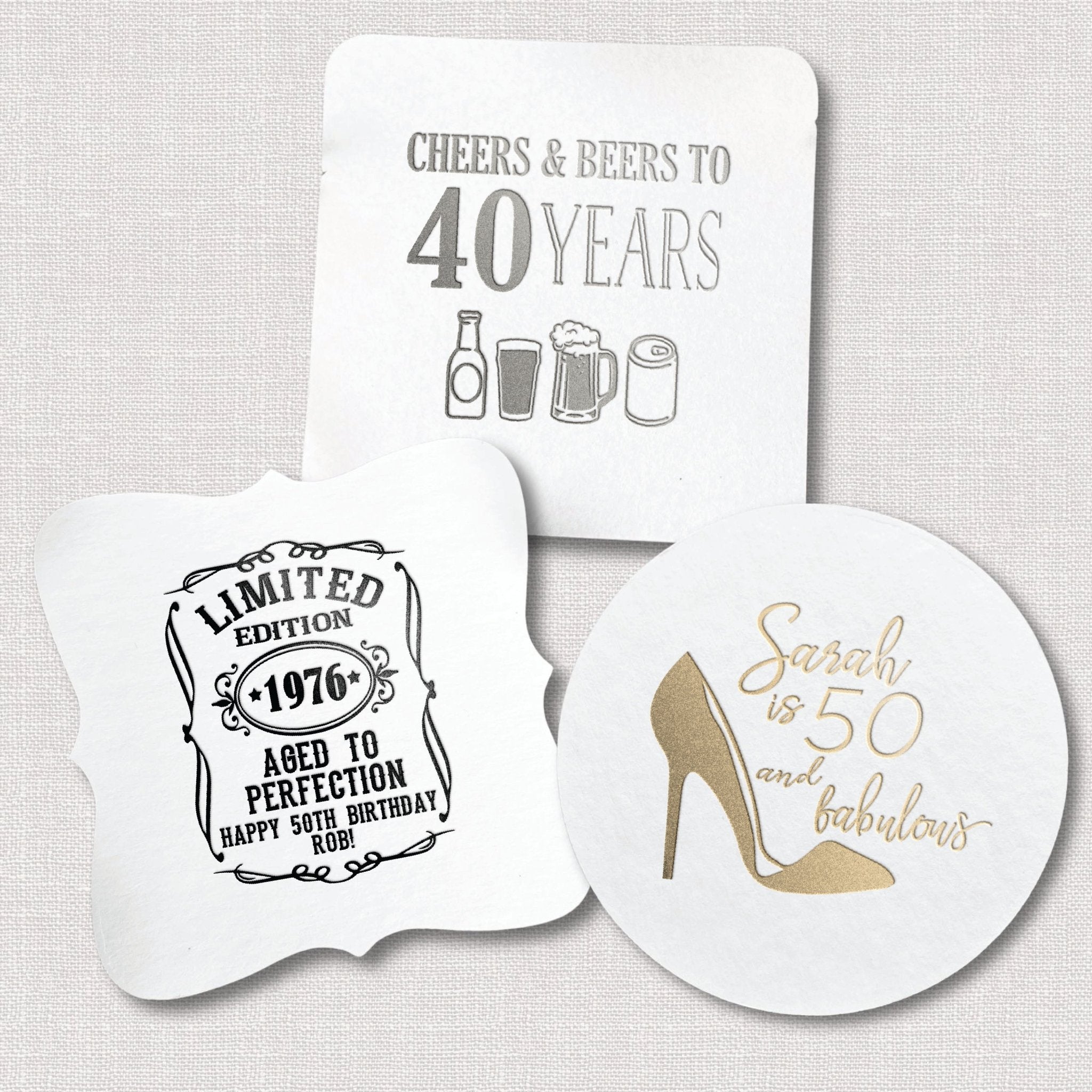 Birthday Personalized Coasters