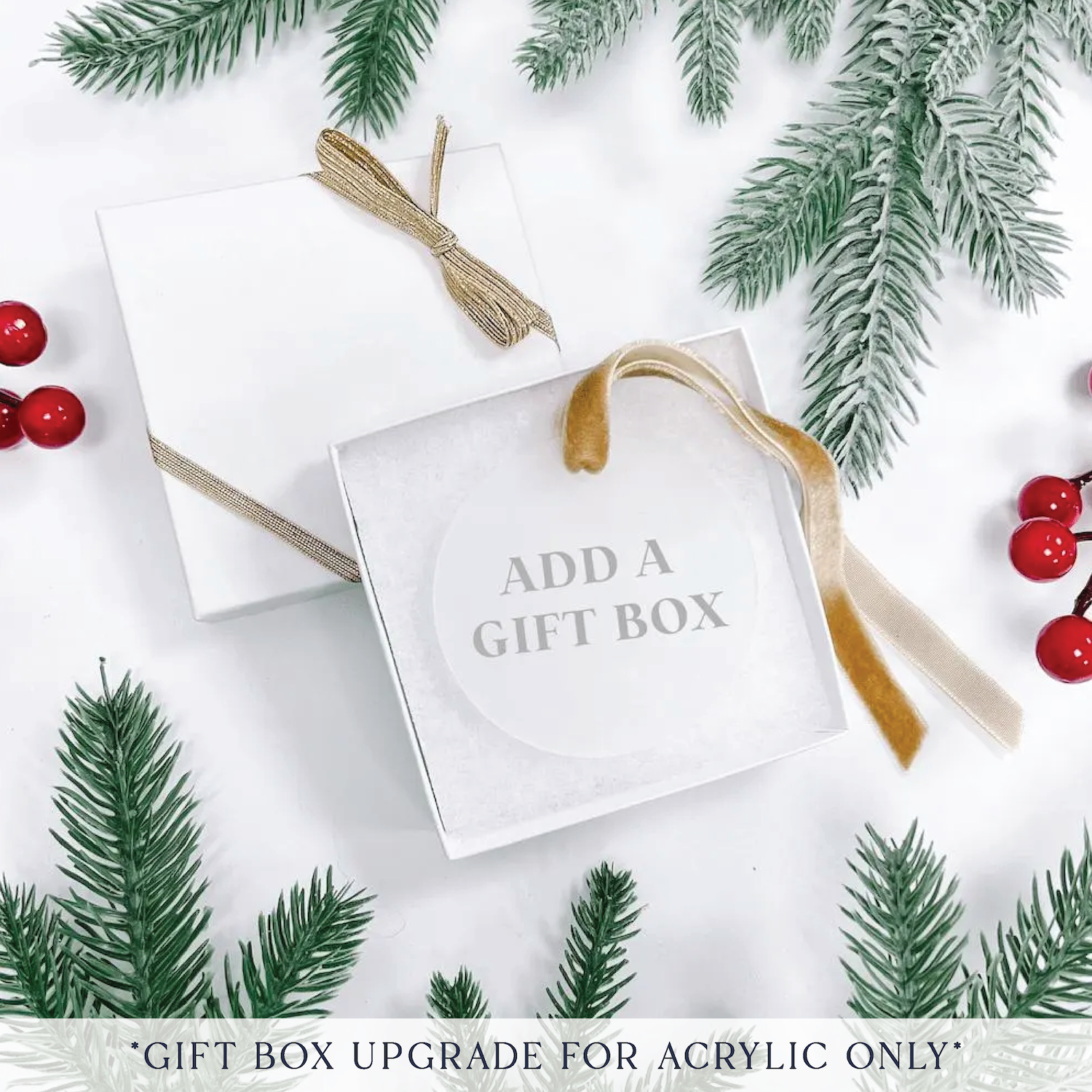 We're Expecting Christmas Ornament - Ornament - Acrylic