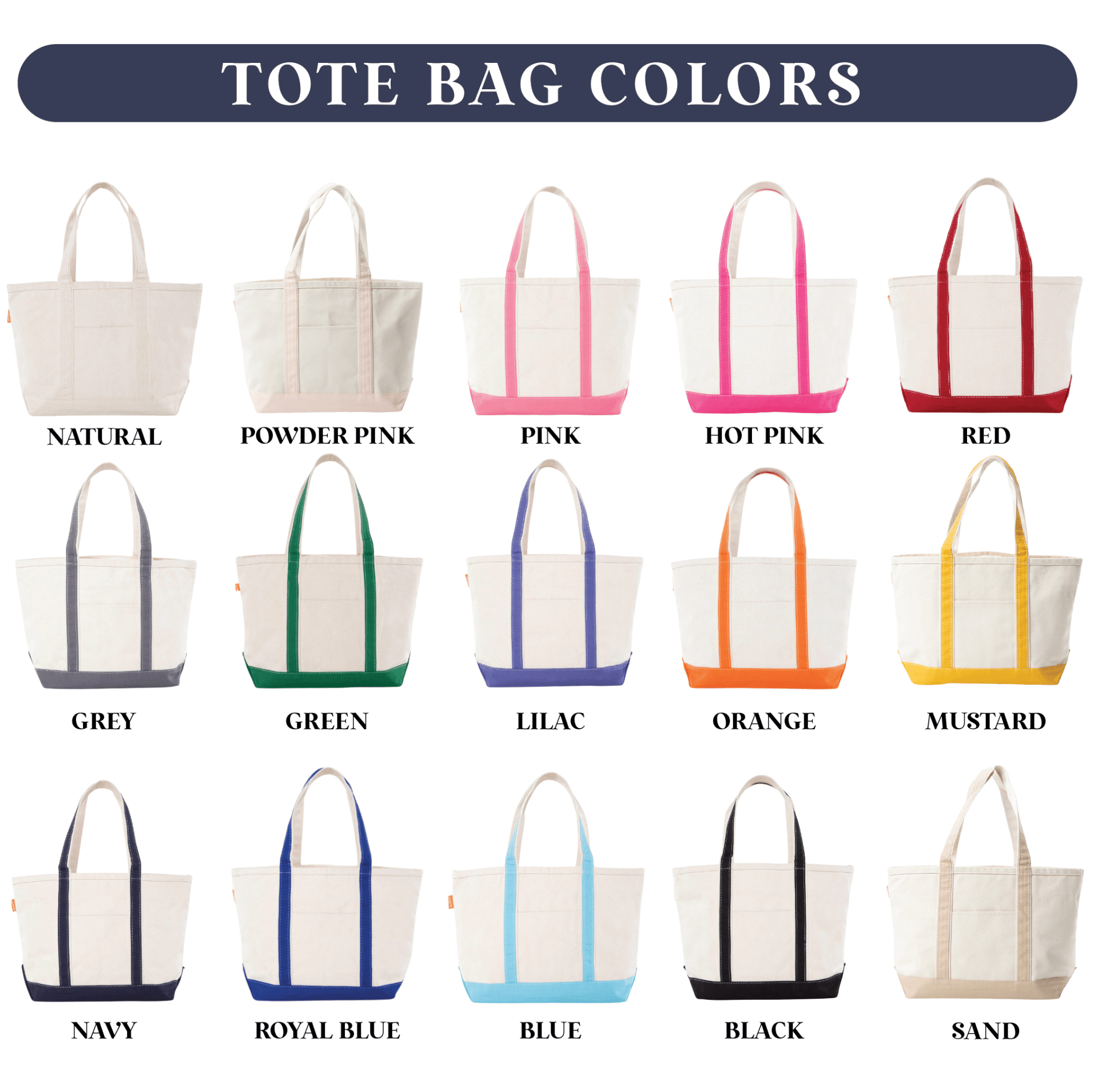 Monogrammed Tote Bag - Embroidery - Tote Bag