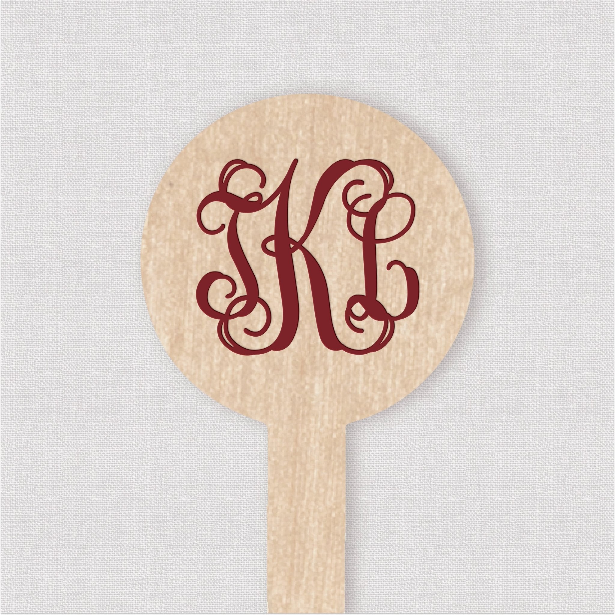 Vine Monogram Drink Stir Stick