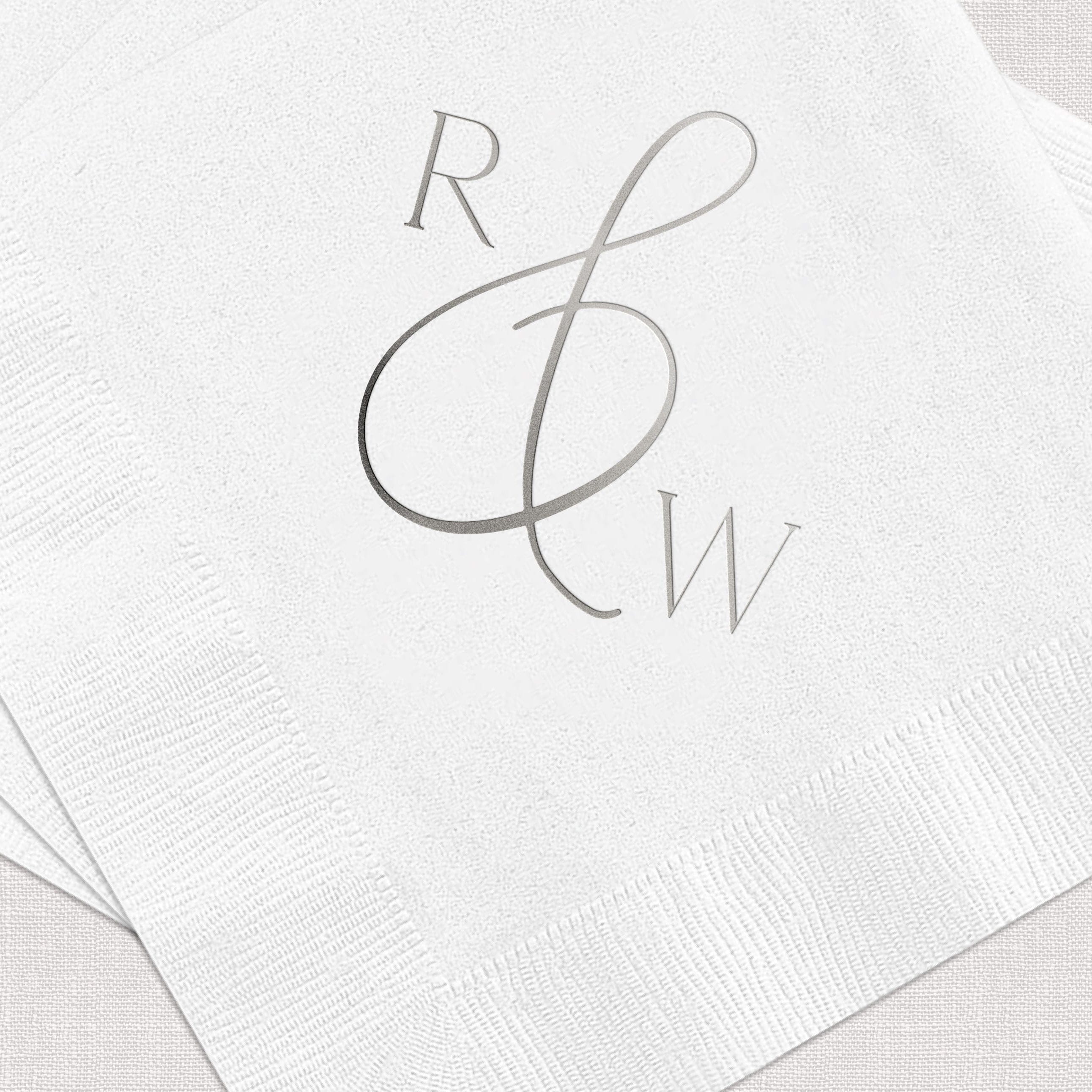 Monogrammed Wedding Napkins