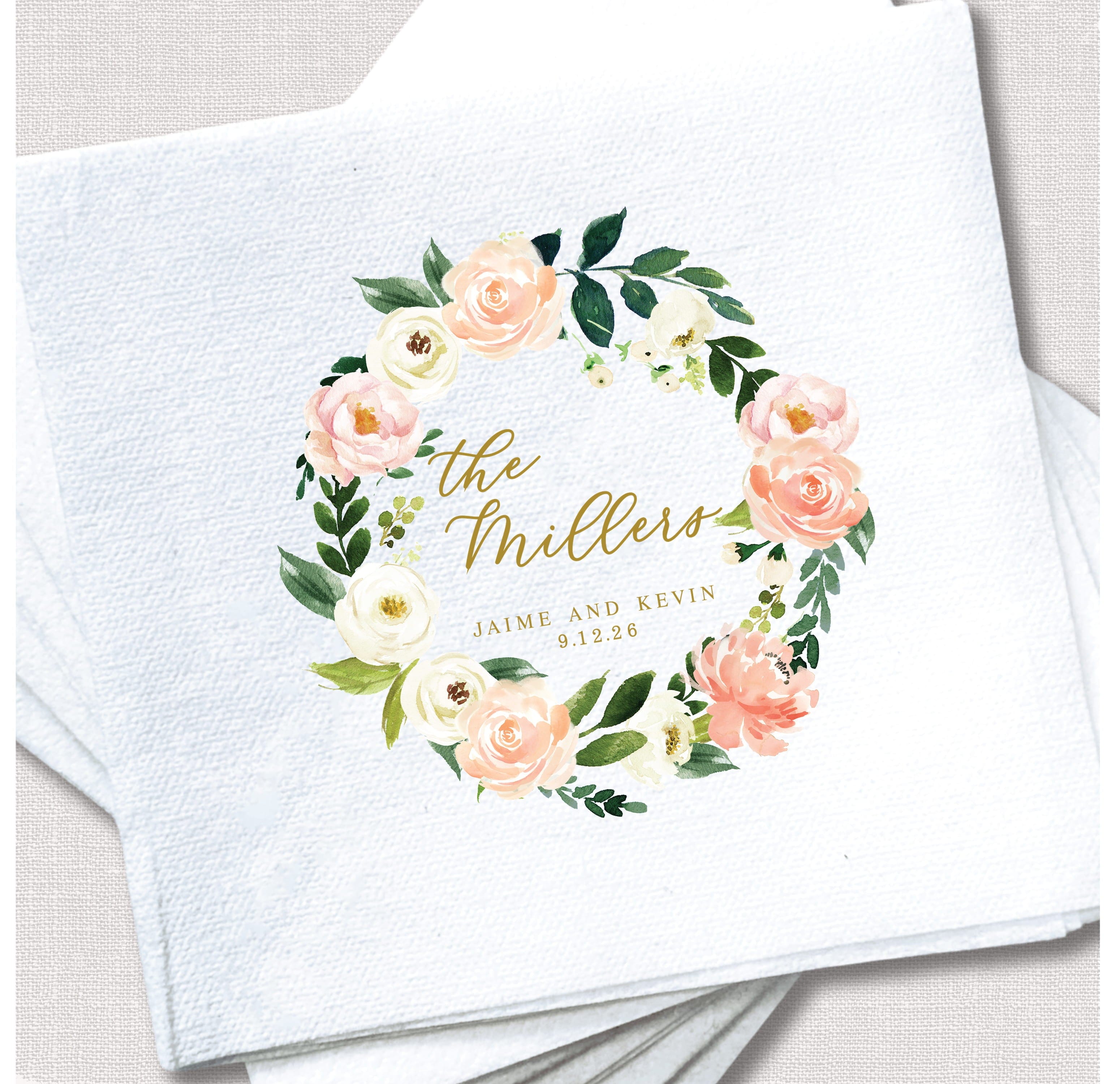 Wedding Full Color Napkins