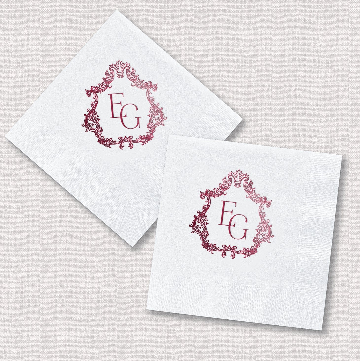 Ornate Crest Wedding Collection | Personalized Wedding Bundle