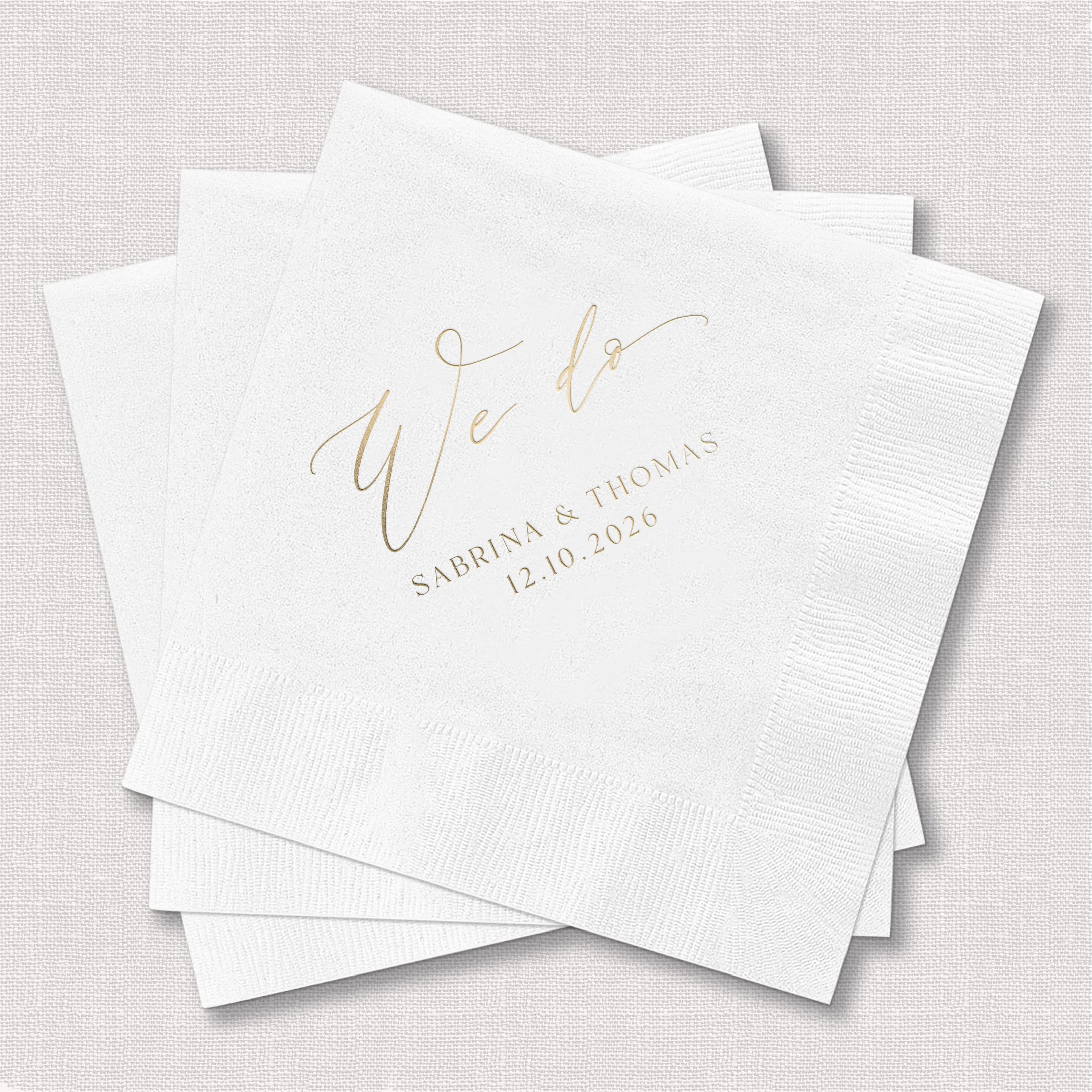 We Do Wedding Napkins