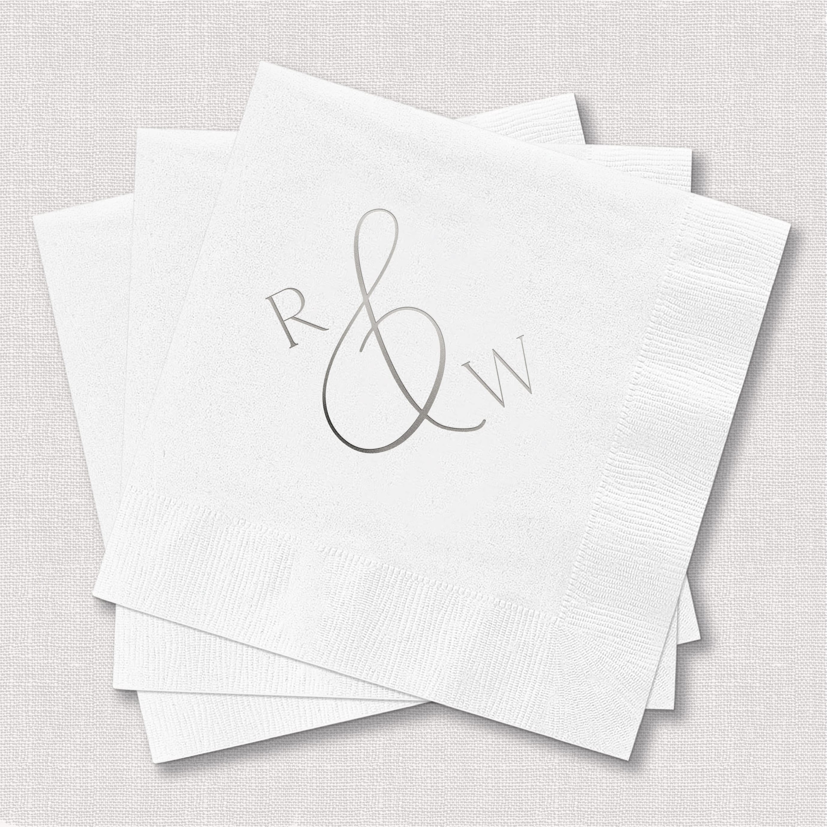 Monogrammed Wedding Napkins