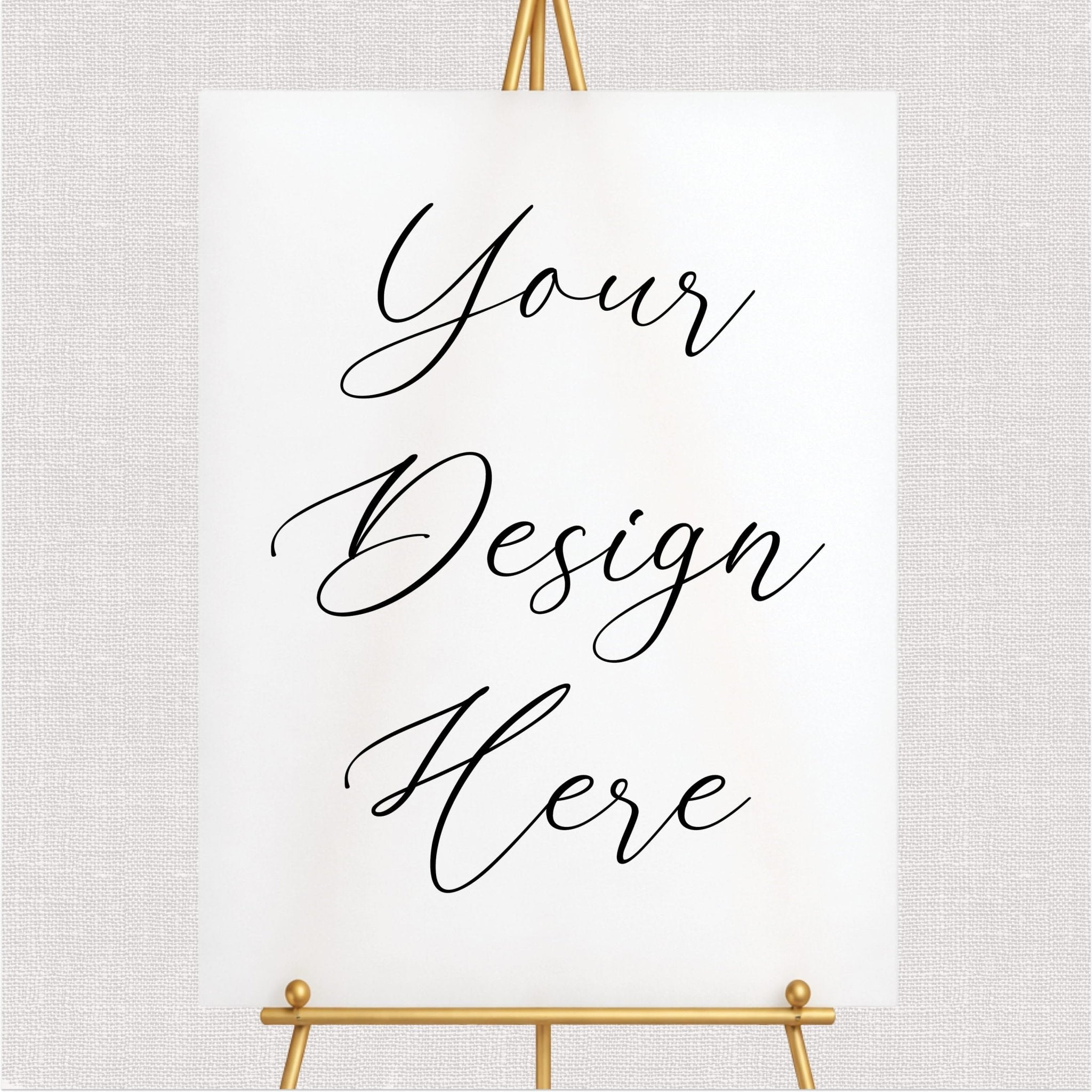 Customized Wedding Welcome Sign