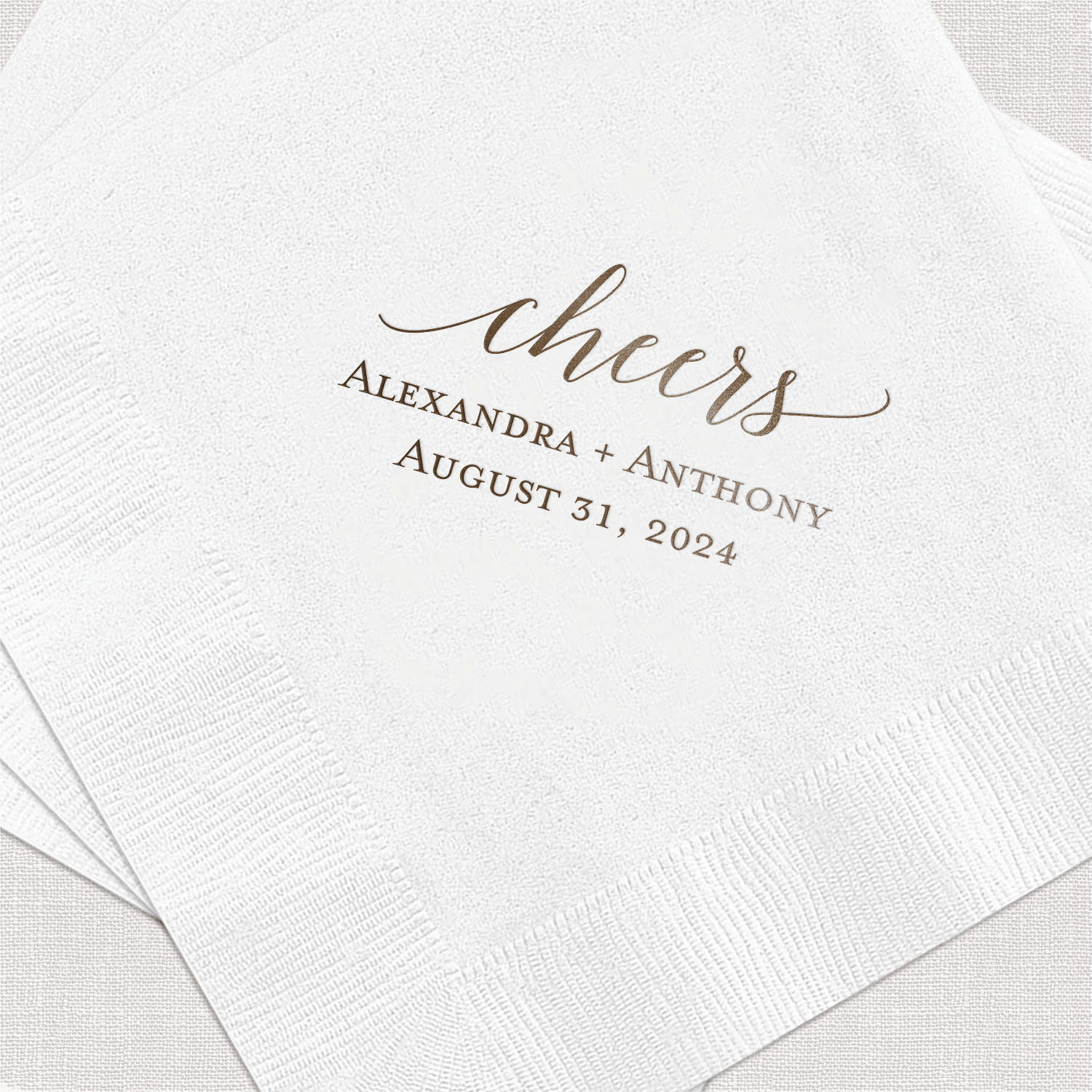 Fun Sayings Wedding Napkins