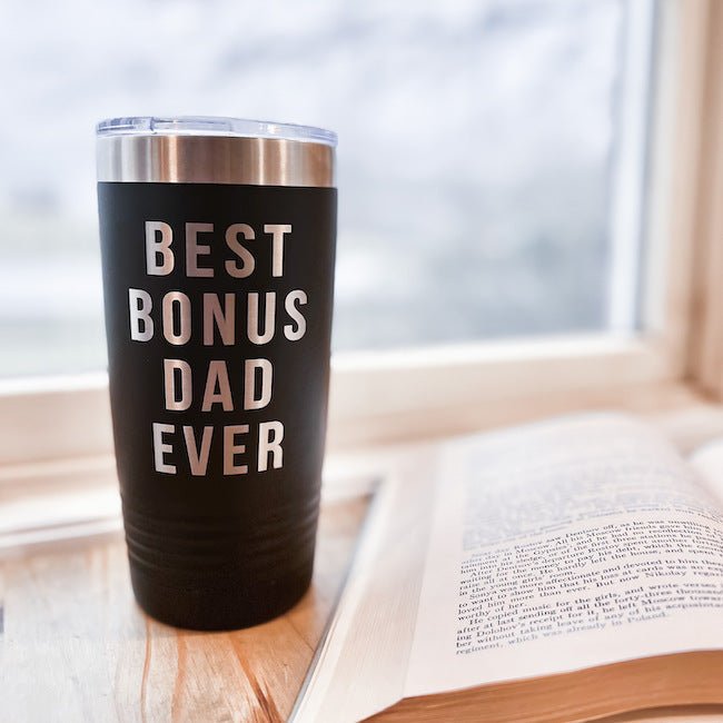 Best Bonus Dad Tumbler - Barn Street Designs