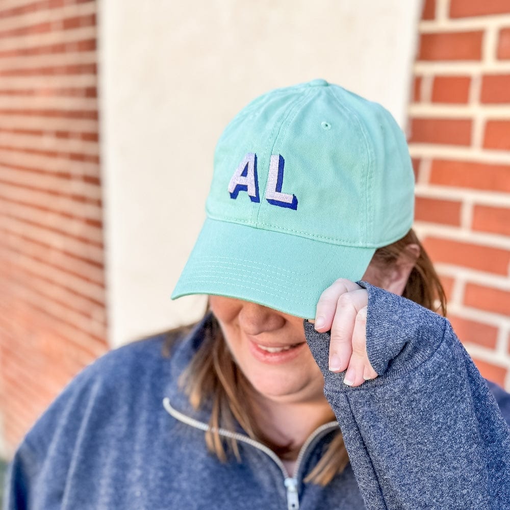 Block Monogram Relaxed Hat - Embroidery - Hat