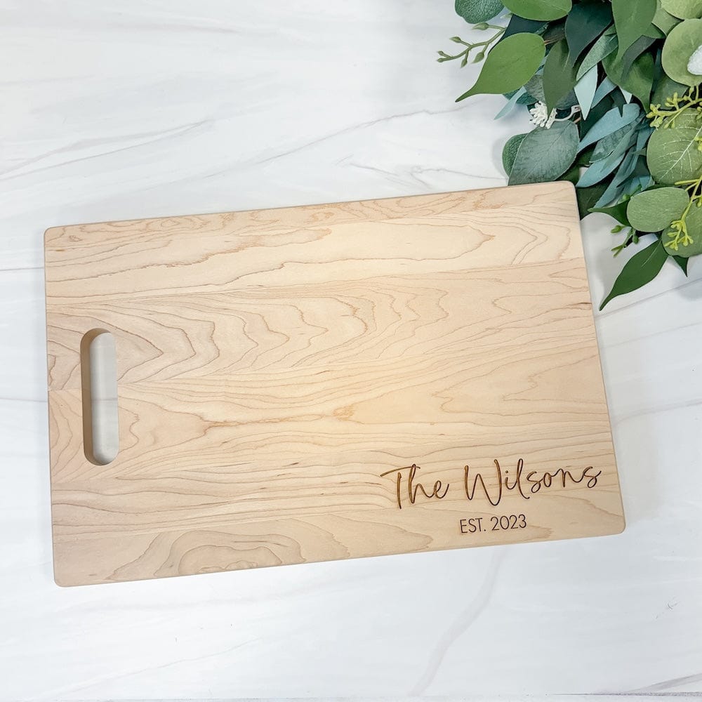 Custom Board with Handle - Cutting Board