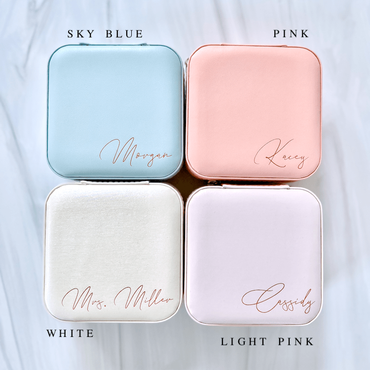 Bridesmaid Jewelry Cases - Jewelry Box