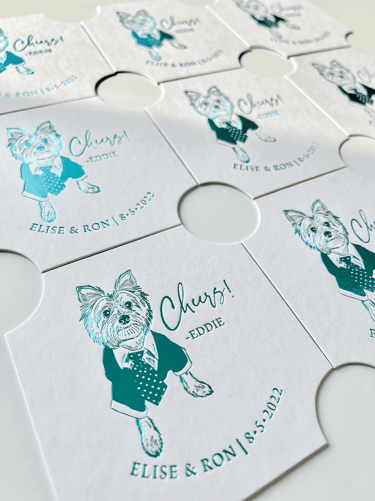 Custom Coasters Featuring Your Pet’s Illustration