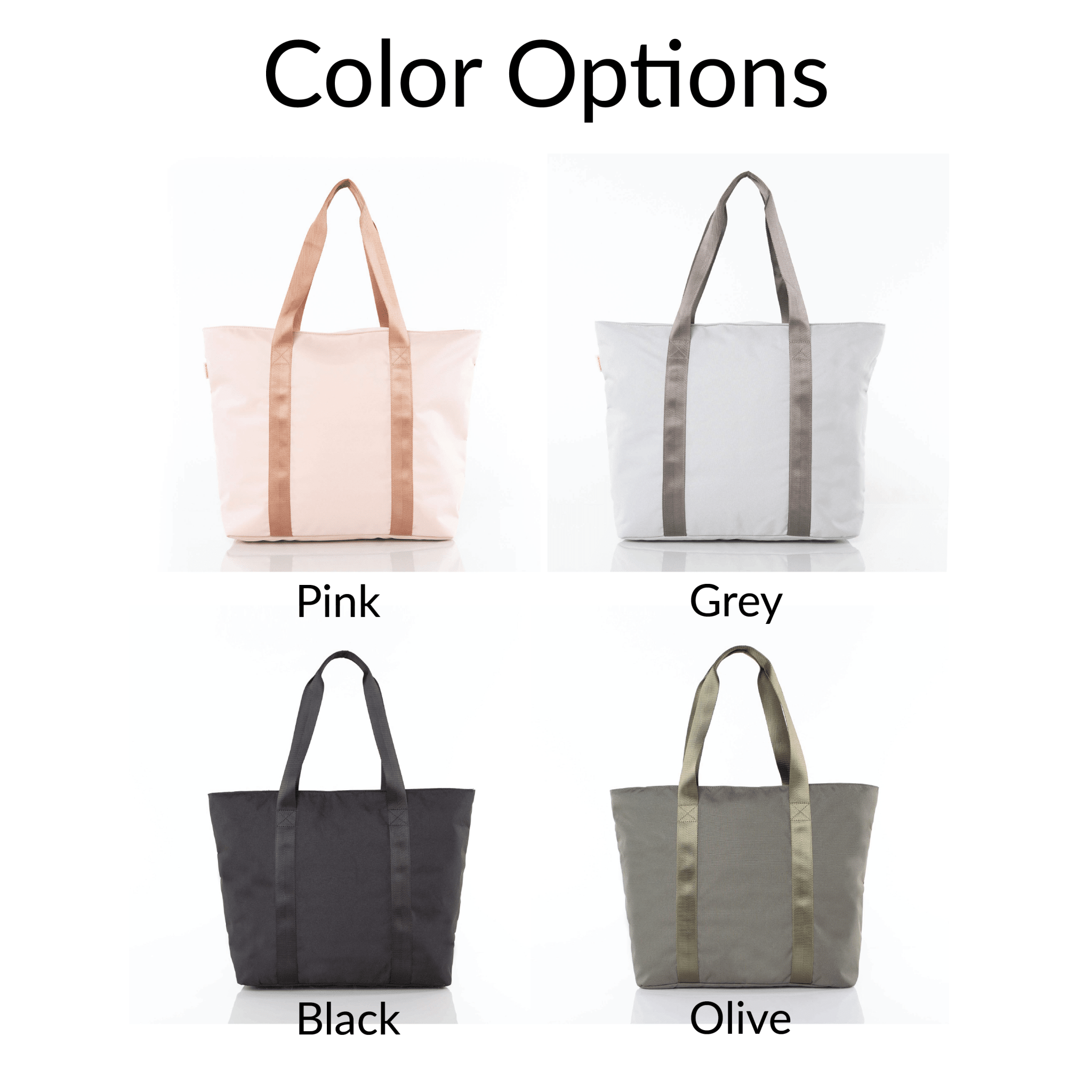 Personalized Nylon Tote Bag - Embroidery - Tote Bag