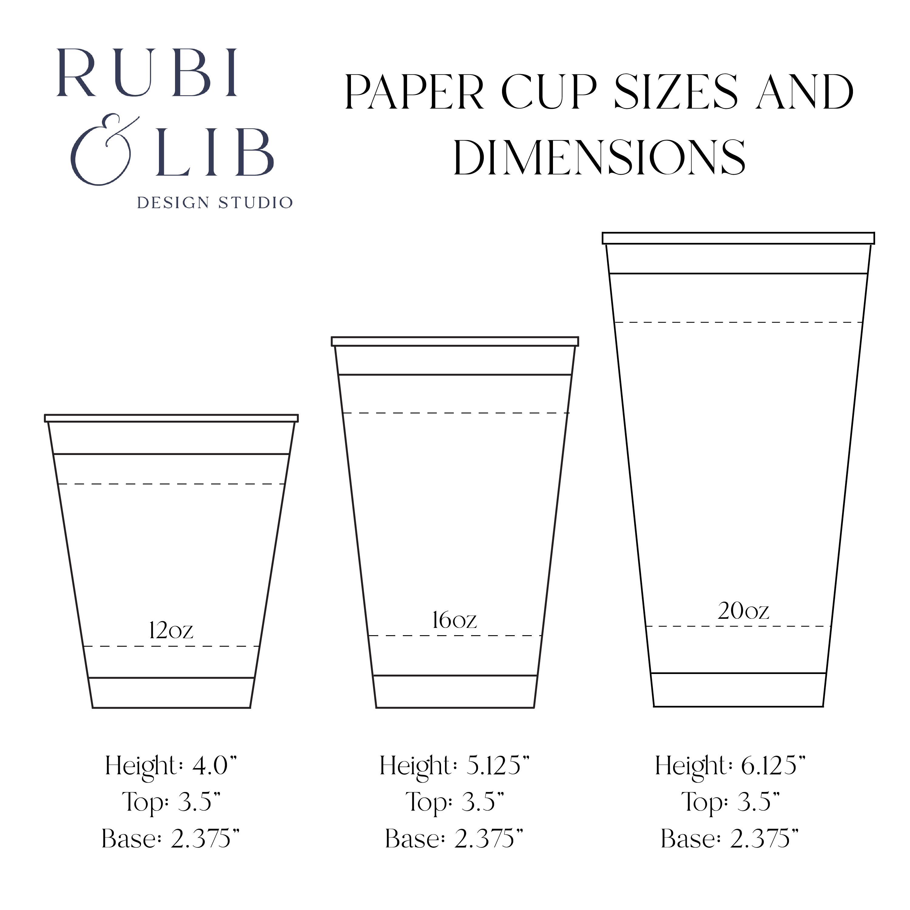 Square Monogram Personalized Wedding Paper Cups - Cup - Paper Cup