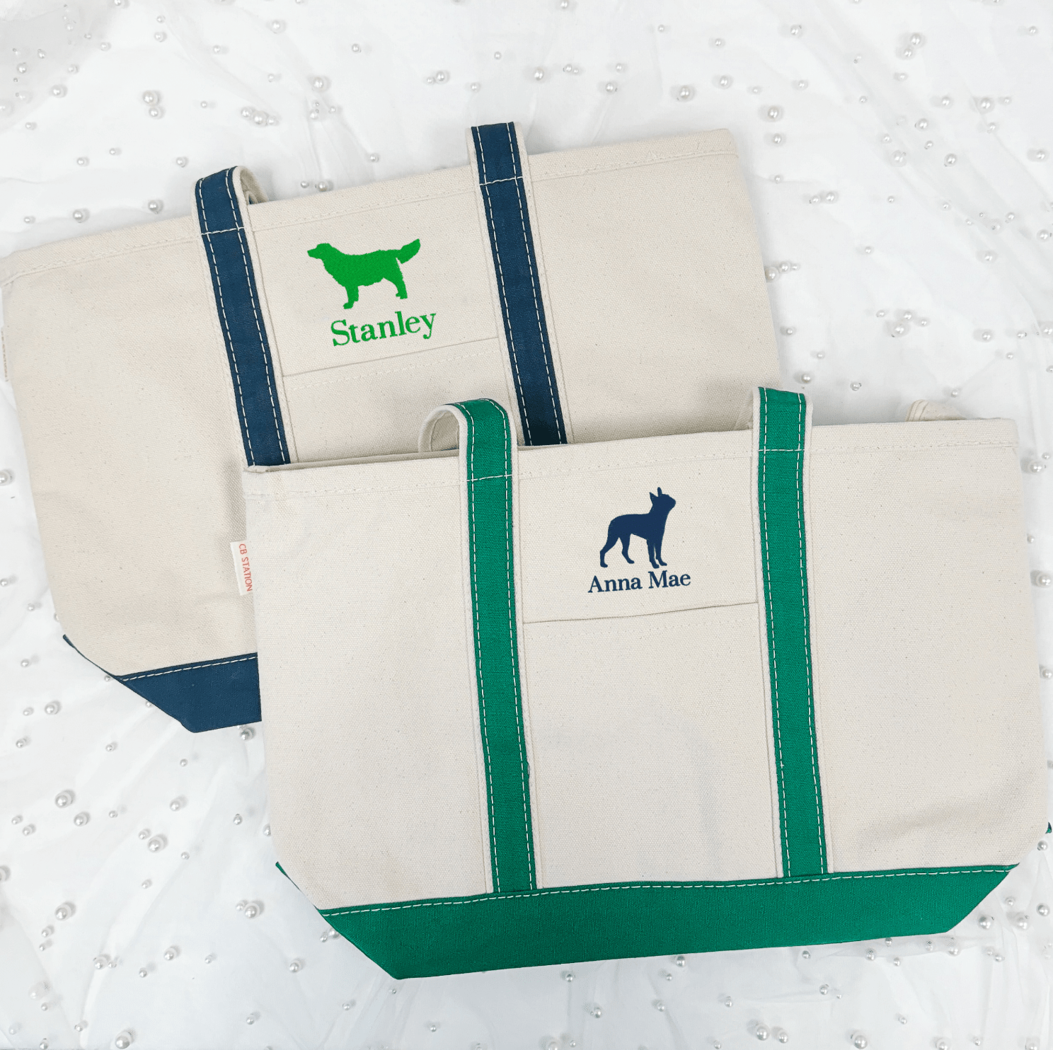 Personalized Dog Classic Tote Bag - Embroidery - Tote Bag