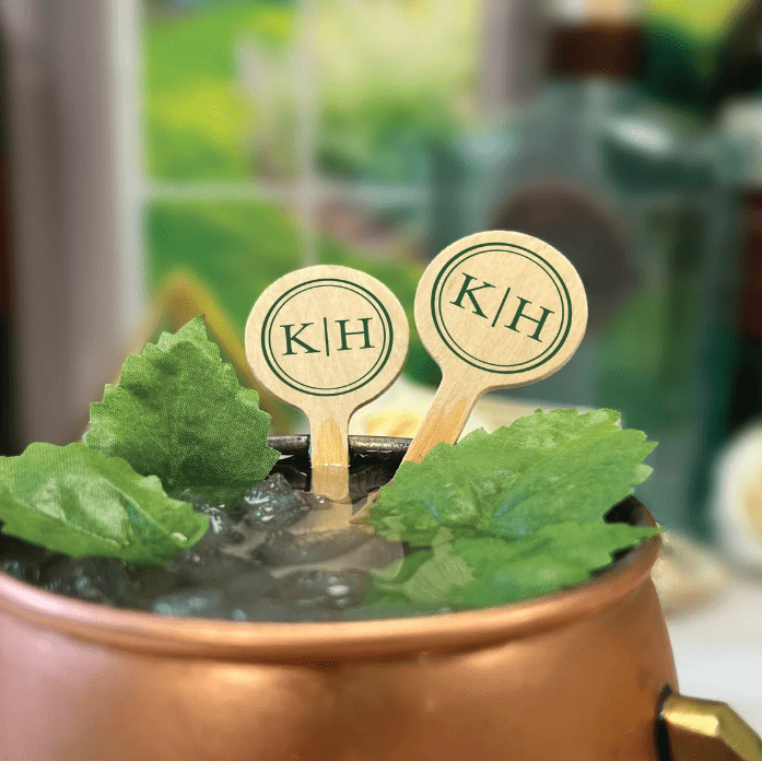 Initials Drink Stir Stick - Drink Stir Stick