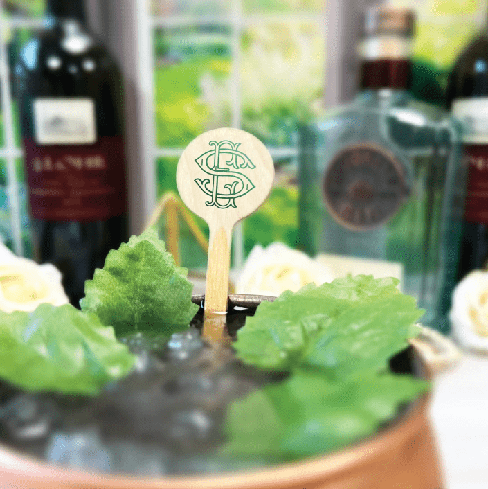 Intertwined Monogram Drink Stir Stick - Drink Stir Stick
