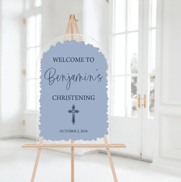 Christening/Baptism Welcome Sign - Welcome Sign