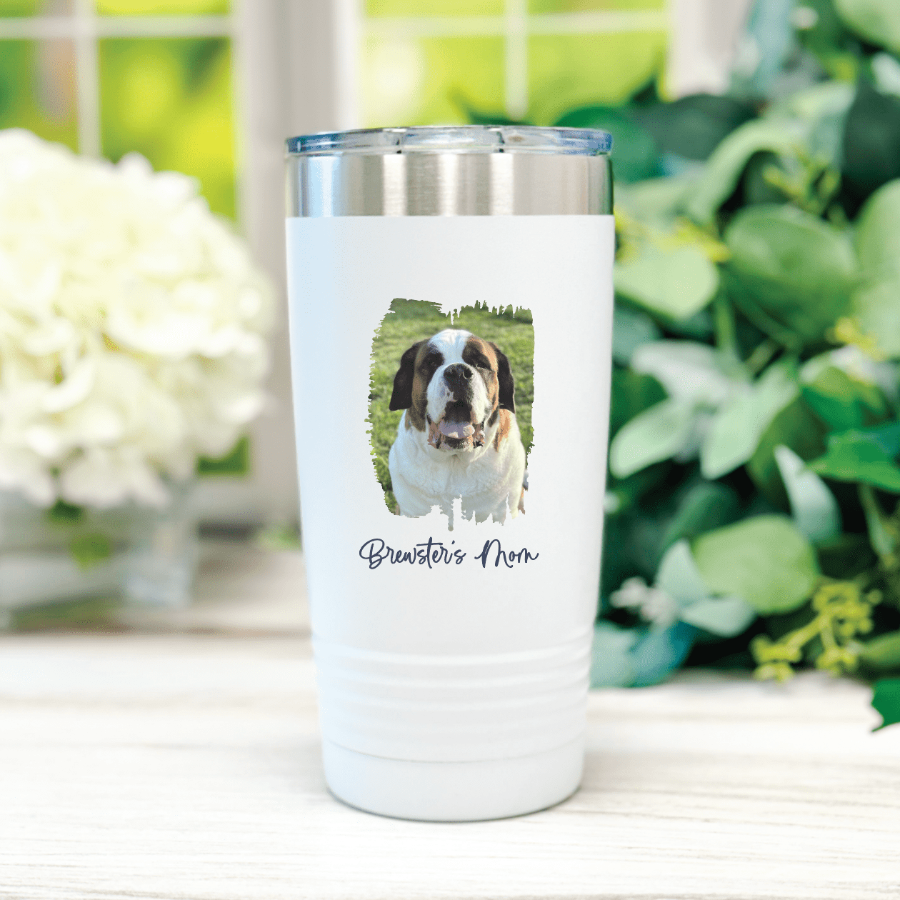 Custom Pet Photo Tumbler - Tumblers - Full Color