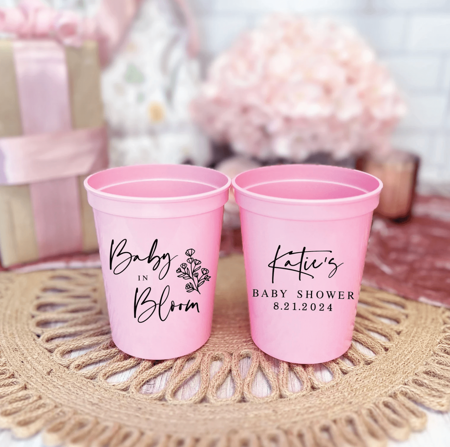 Baby in Bloom Baby Shower Stadium Cups - Cup - Stadium