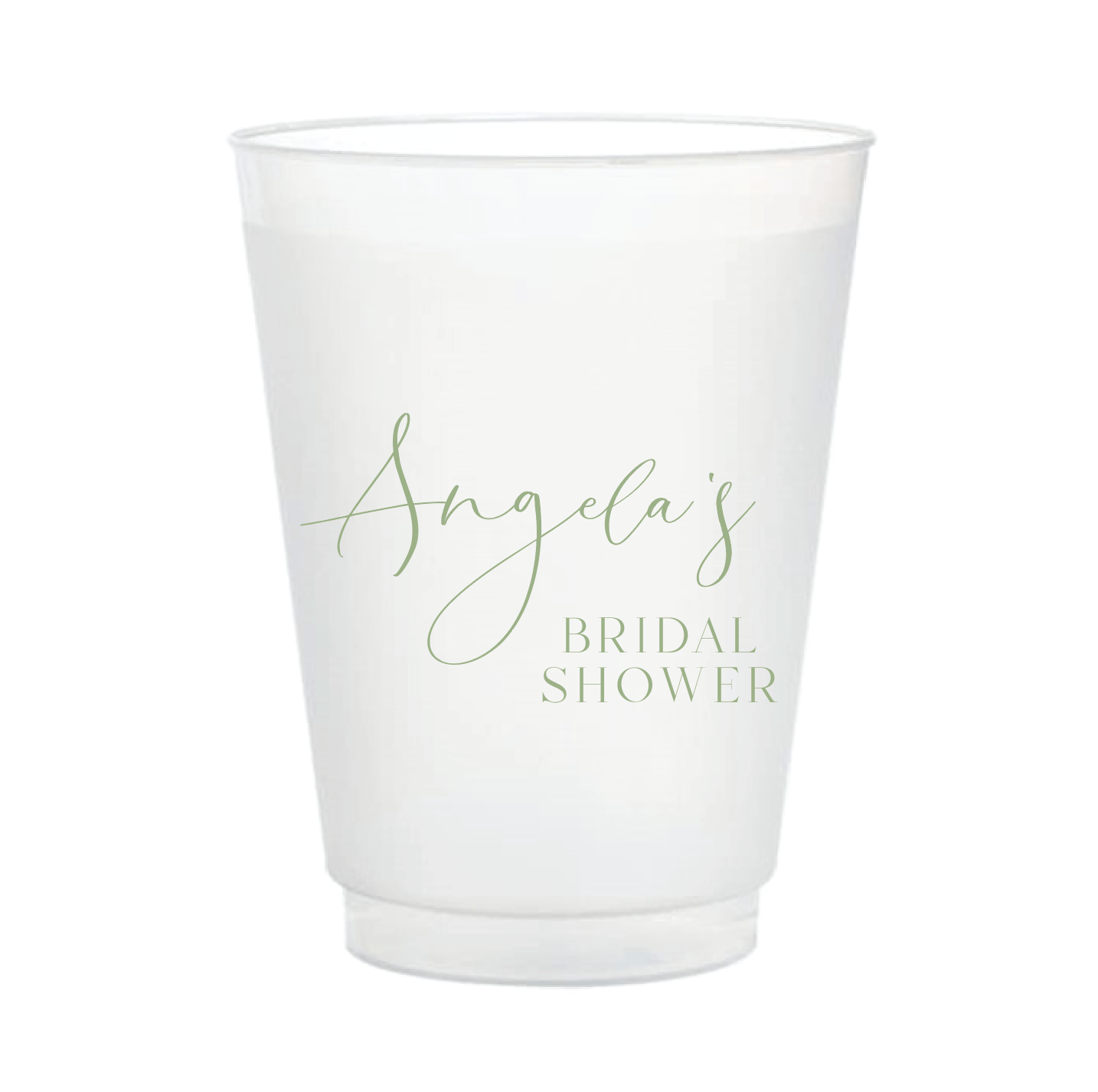 Custom Future Mrs. Cups for Bridal Showers - Cup - Frosted