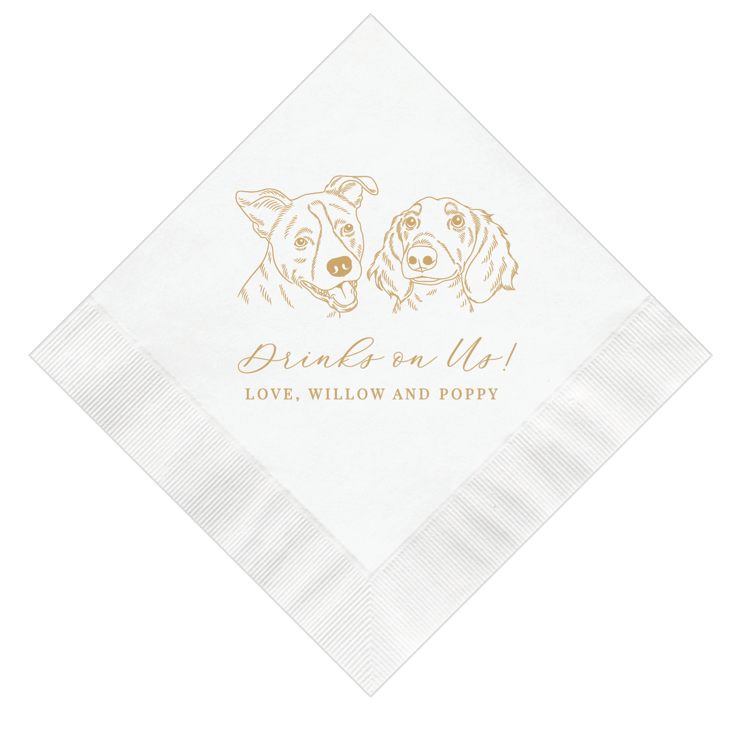 drinks-on-us-custom-pet-portrait-wedding-napkins