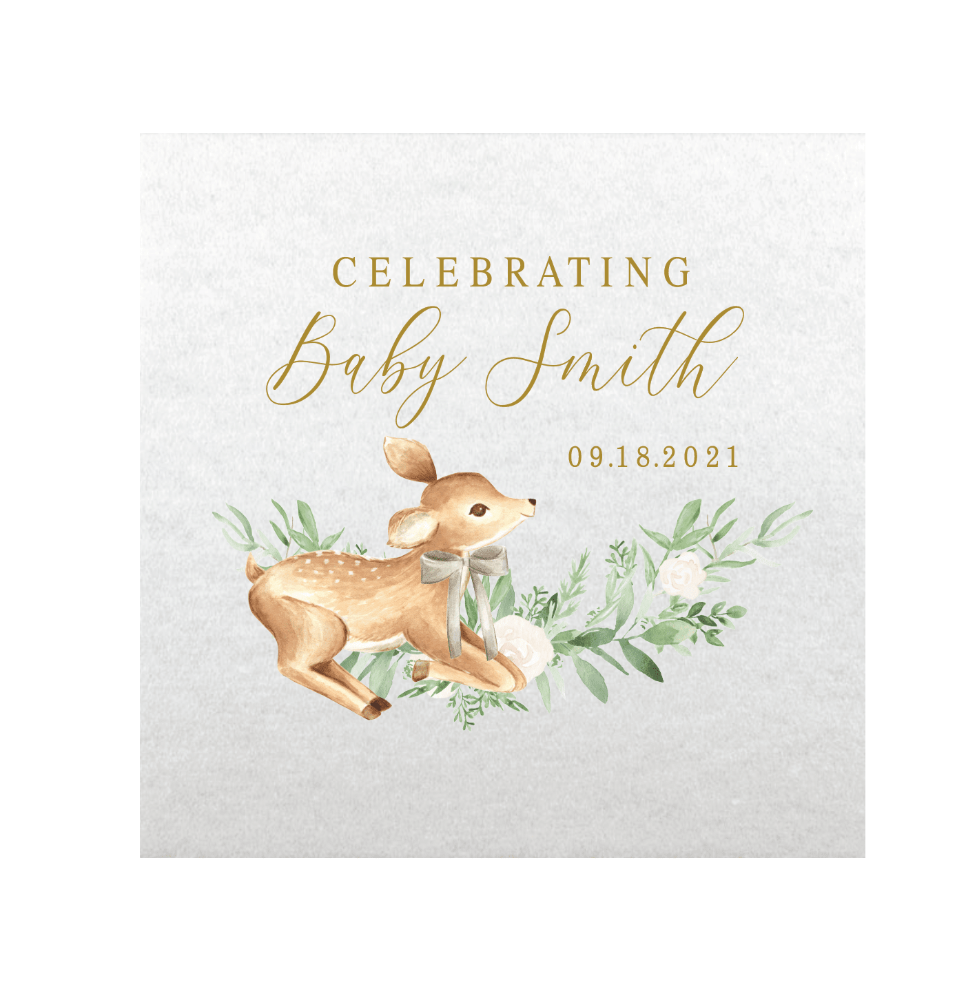 Baby Shower Full Color Napkins - Napkins - Full Color