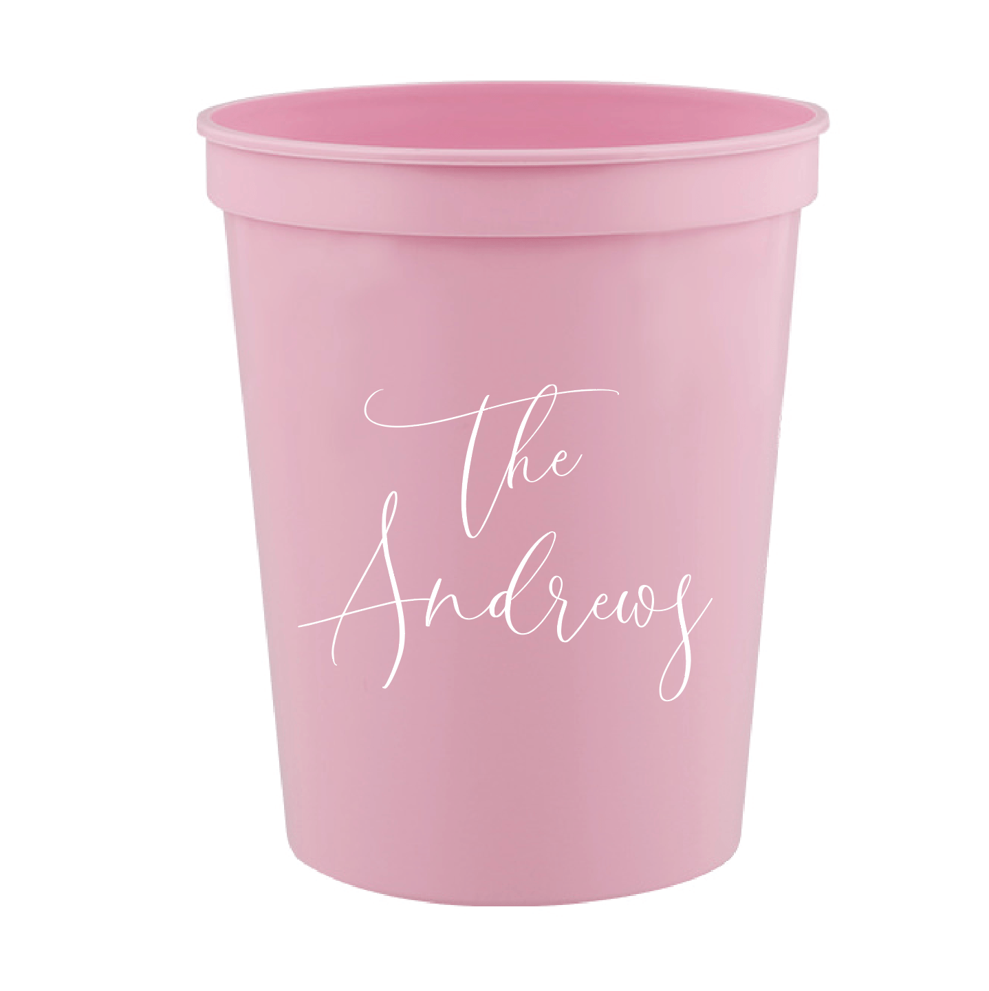 Custom Wedding Stadium Cups for Reception Drinks - Cup - Stadium