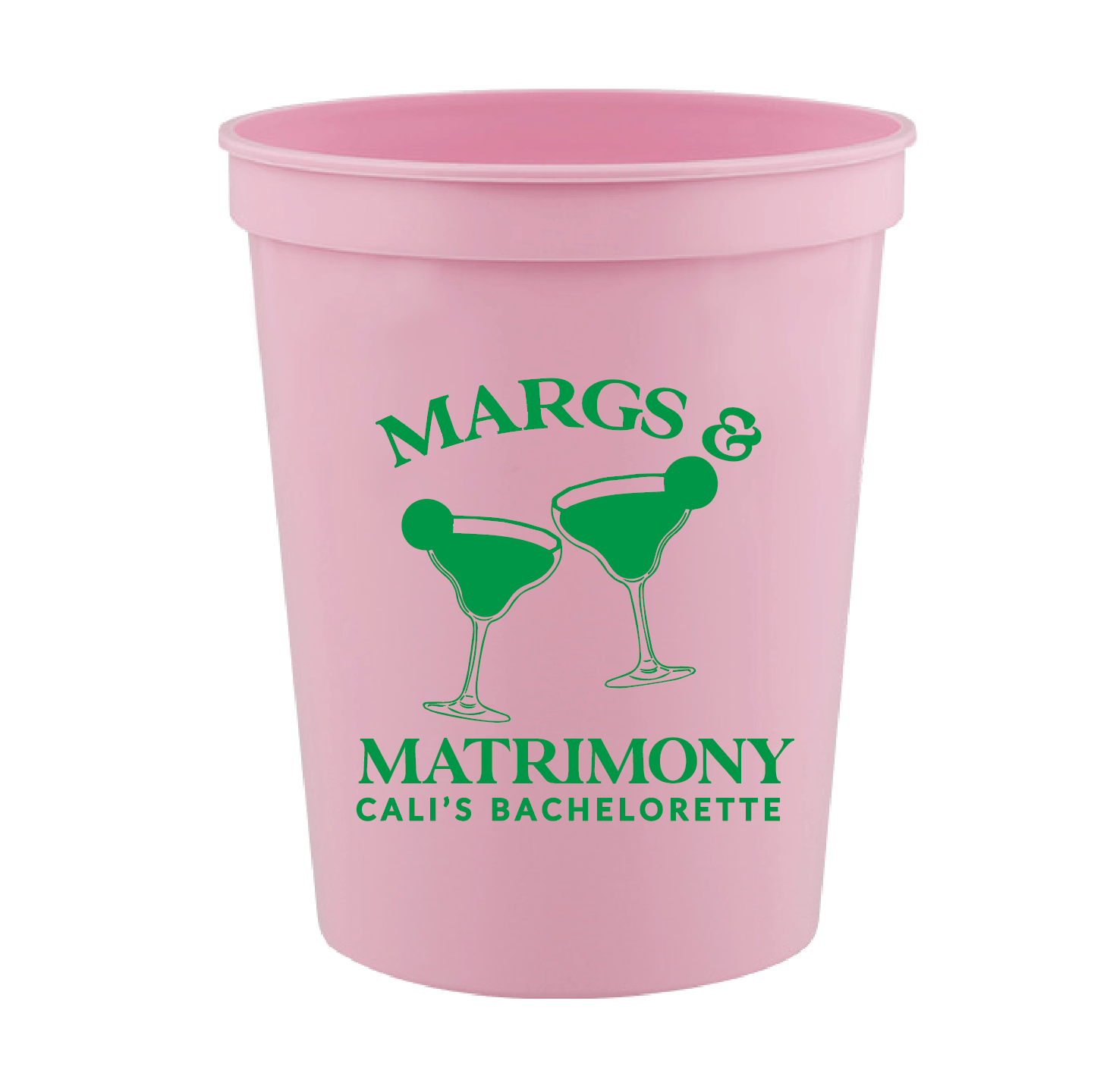 Margs & Matrimony Bachelorette Stadium Cups - Cups - Stadium - Bachelorette