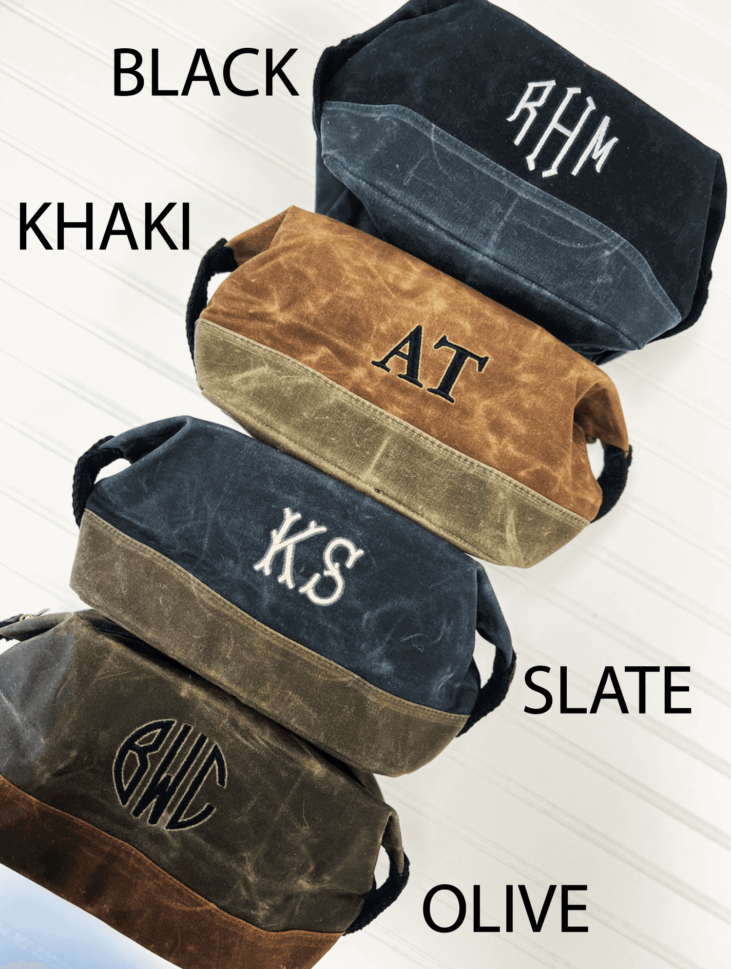 Personalized Dopp Toiletry Bag for Men