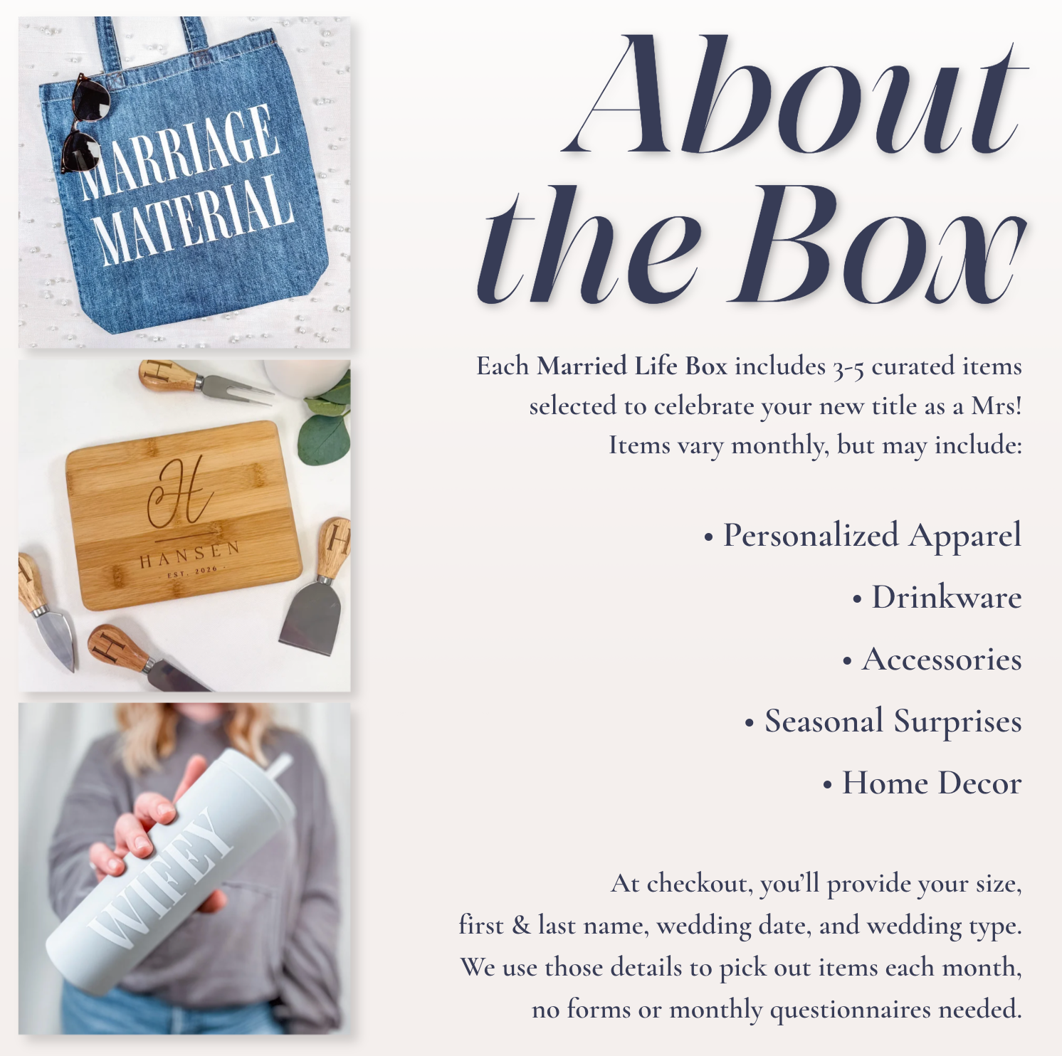The Married Life Box - Monthly Subscription