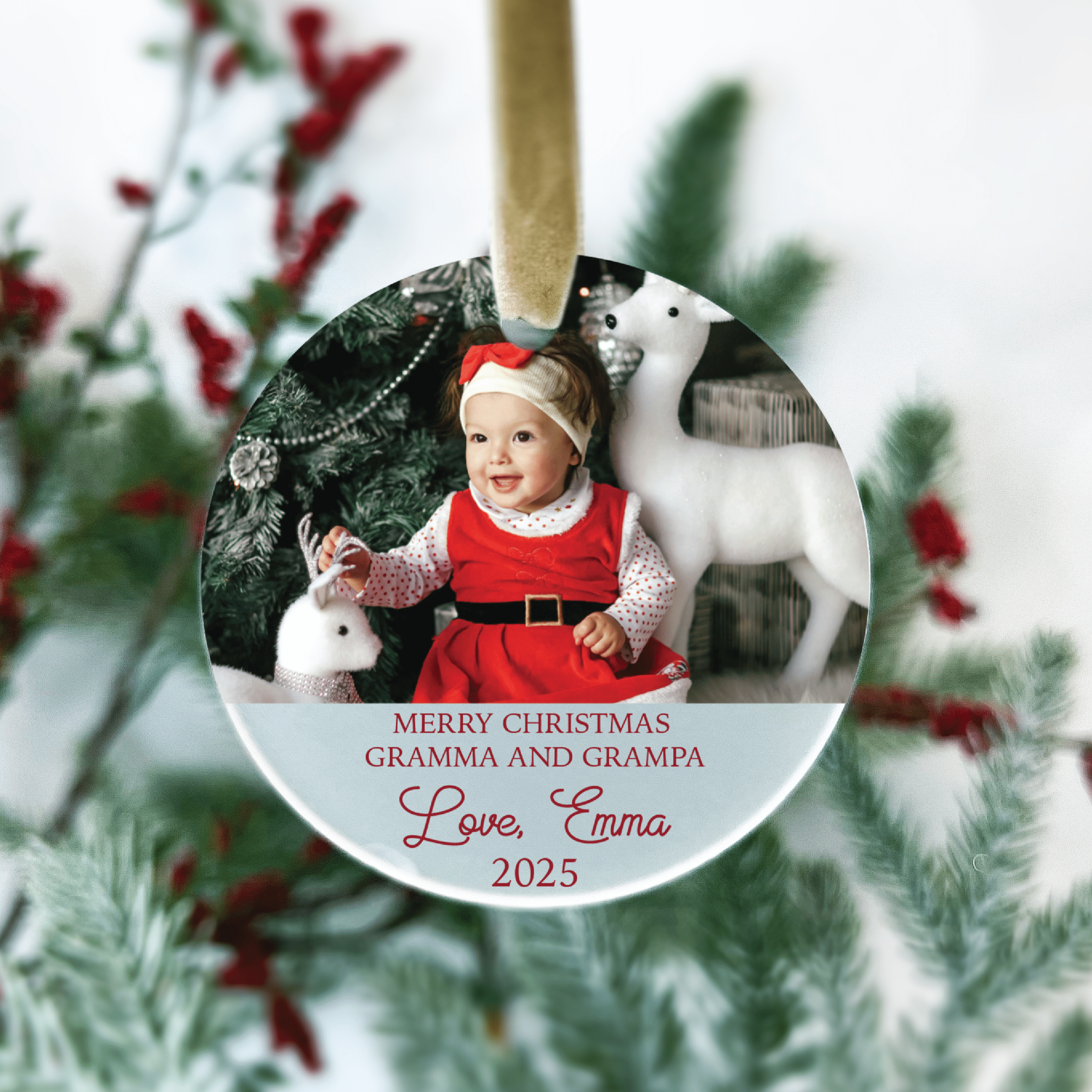 Children's Photo Ornament - Ornament - Acrylic