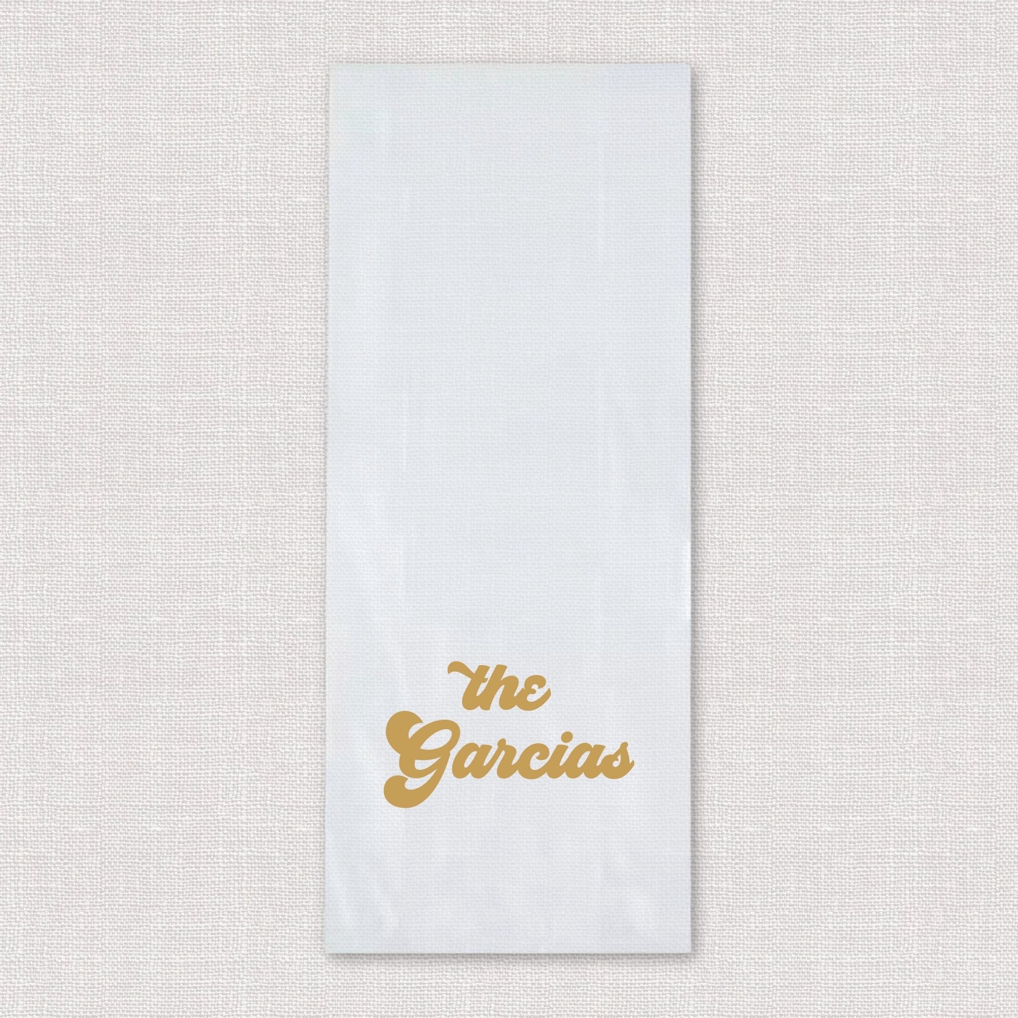 Retro Font Personalized Cellophane Bags