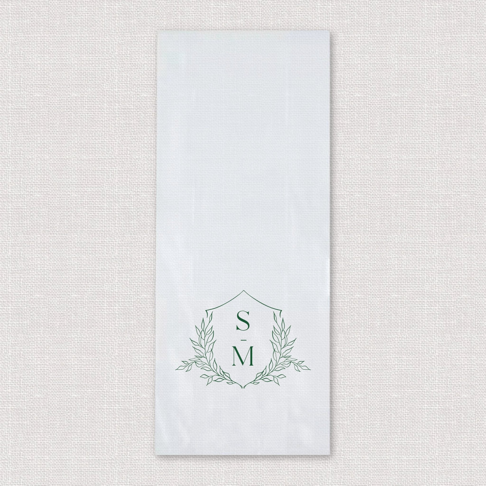 Custom Initials Personalized Wedding Cellophane Bags