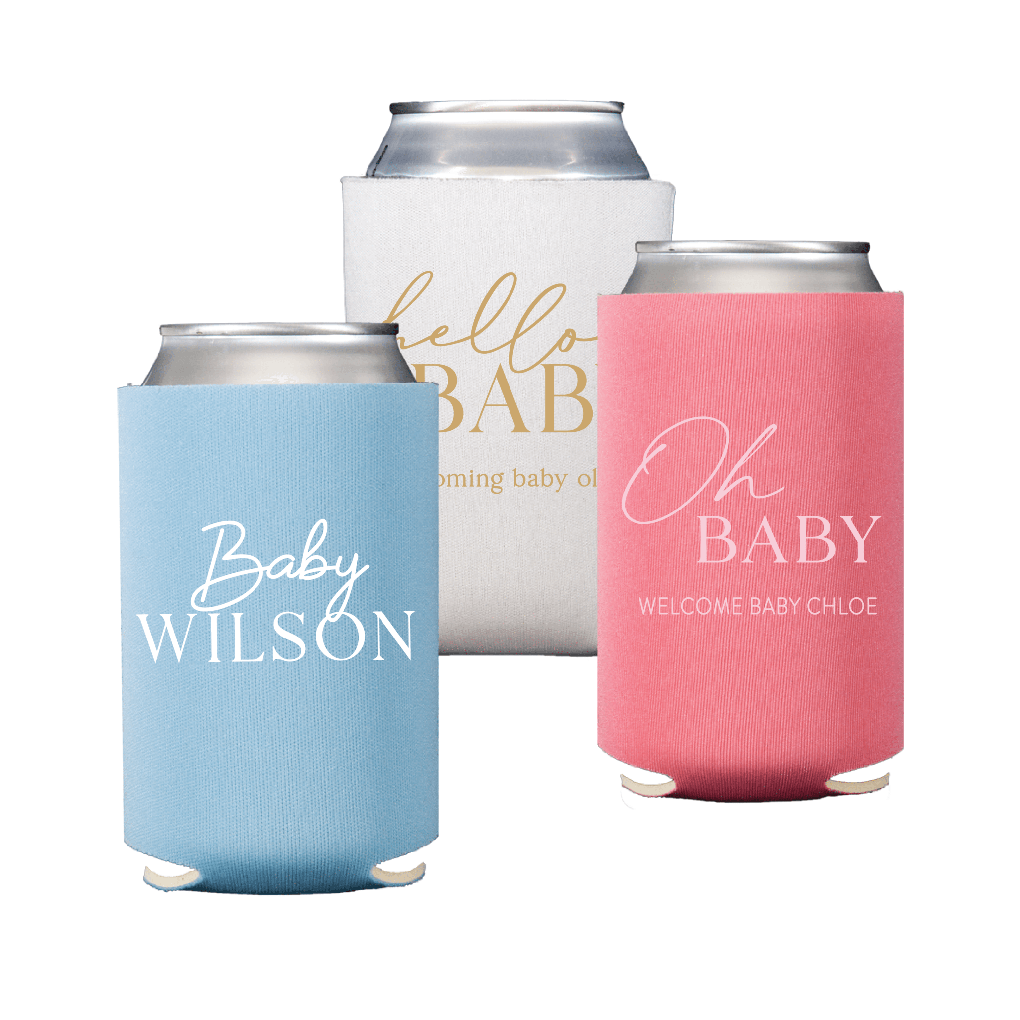 Baby Shower Beer Can Cooler - Can Cooler