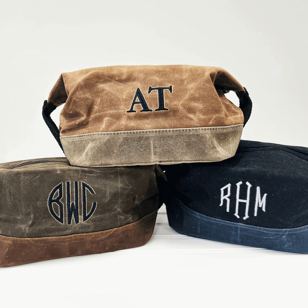 Personalized Dopp Toiletry Bag for Men