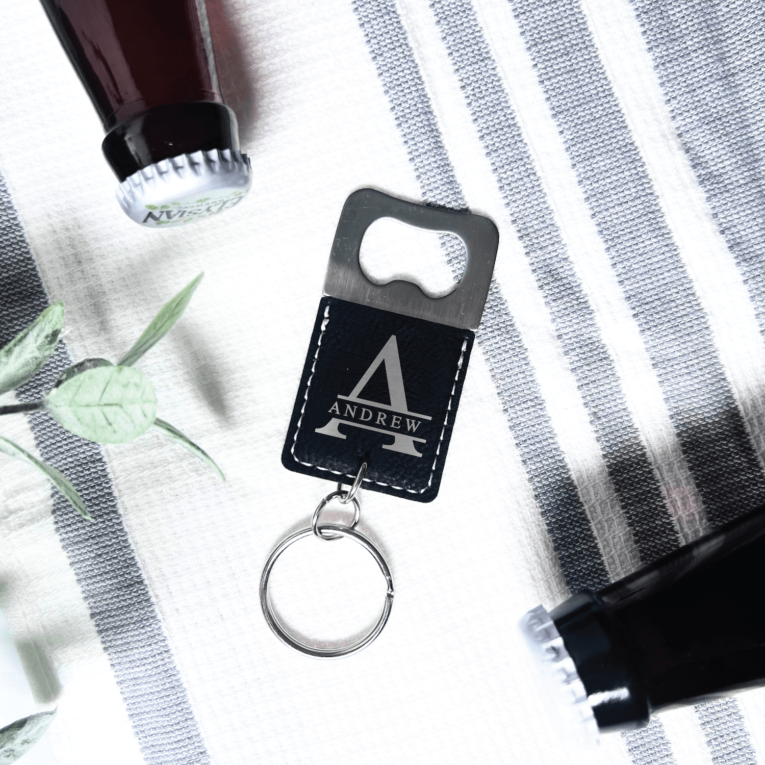 Personalized Bottle Opener Keychain