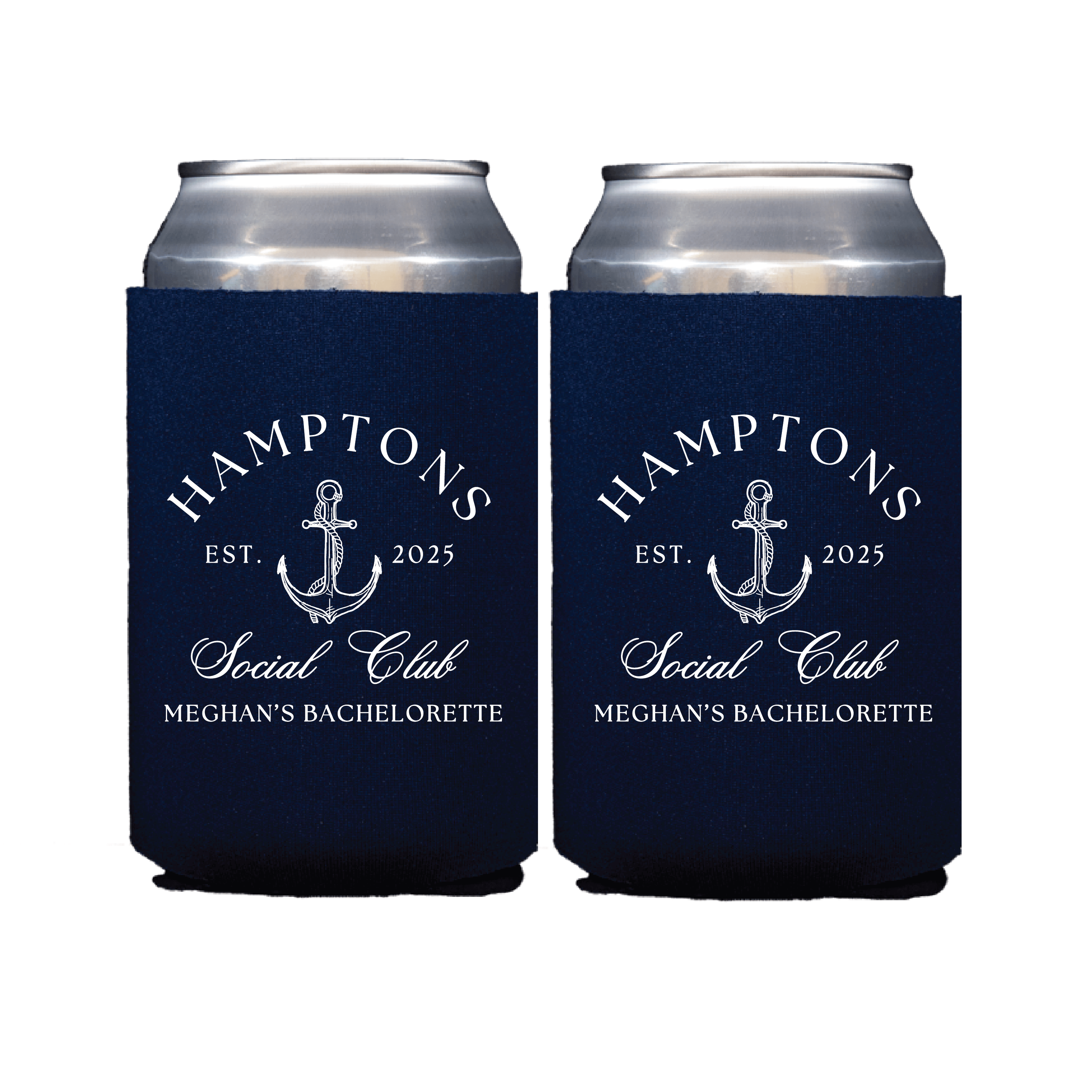 Personalized Social Club Bachelorette Can Cooler - Can Cooler