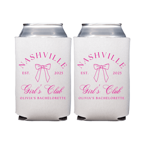 Girl's Club Bachelorette Can Cooler