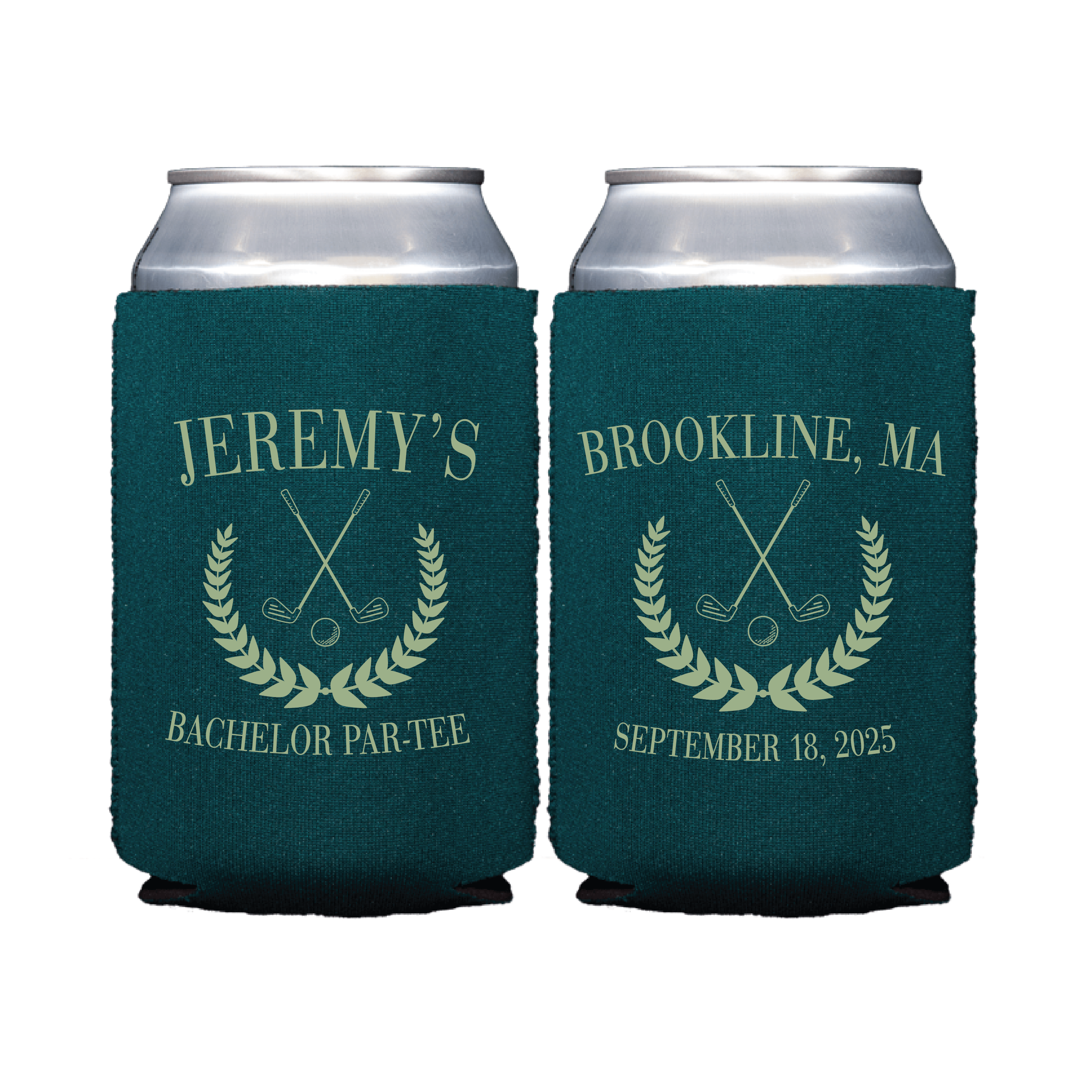 Groom's Golf Par-Tee Bachelor Party Can Coolers