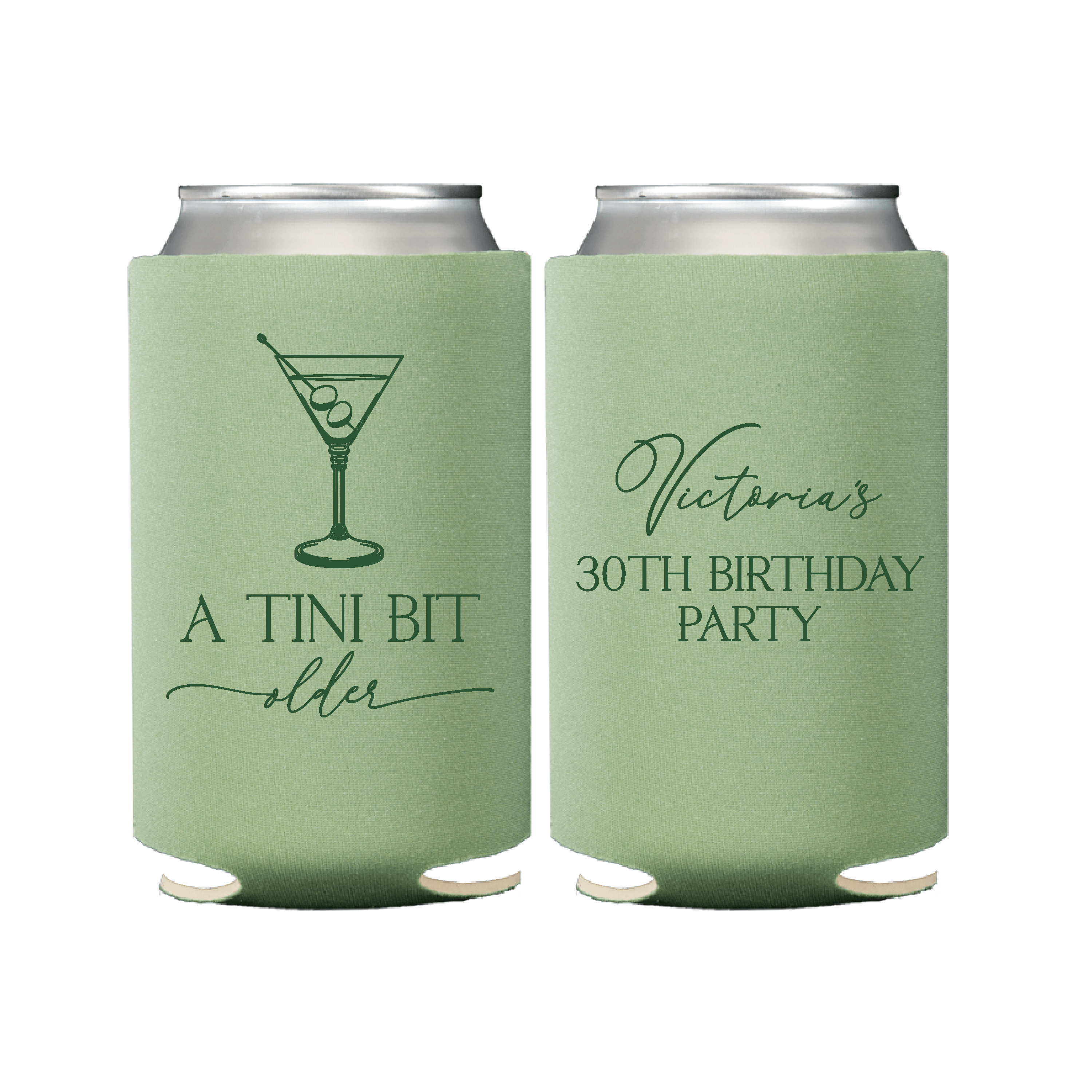 A Tini Bit Older Birthday Can Coolers